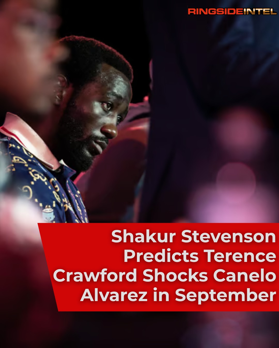 Ringside Intel - Shakur Stevenson Backs Terence Crawford... | Facebook