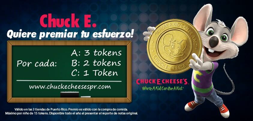 Chuck E. Cheese's Puerto Rico - Ven con el reporte de notas de tus ...
