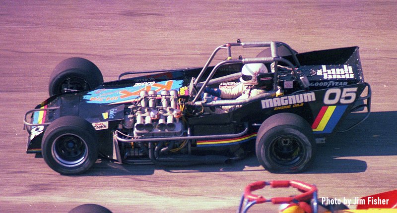Fisher's - Pat Abold pictured at Winchester (IN) Speedway during a ...