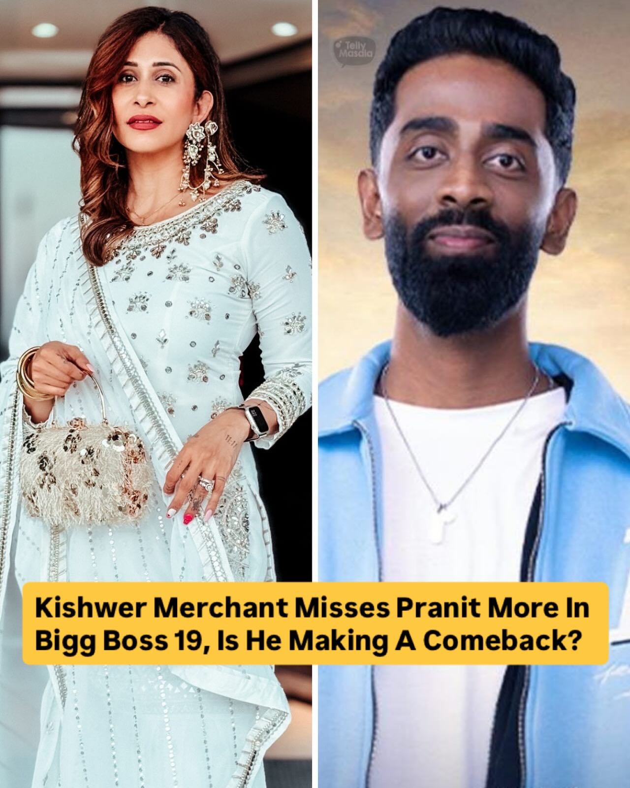Telly - TV star Kishwer Merchant shared how much she misses Pranit More ...