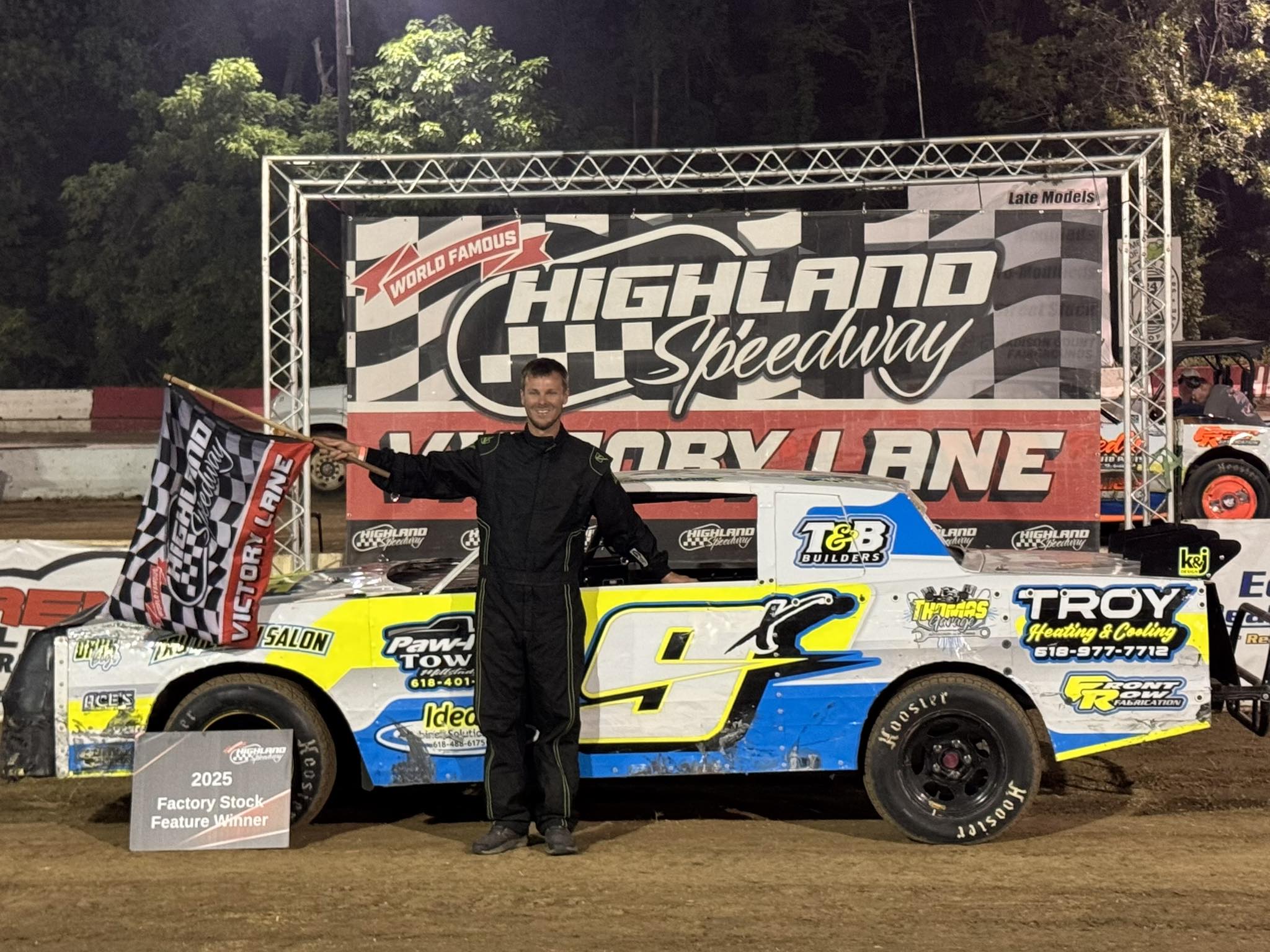 Highland - The Feature Race winner in tonight’s Donnewald Distributing ...