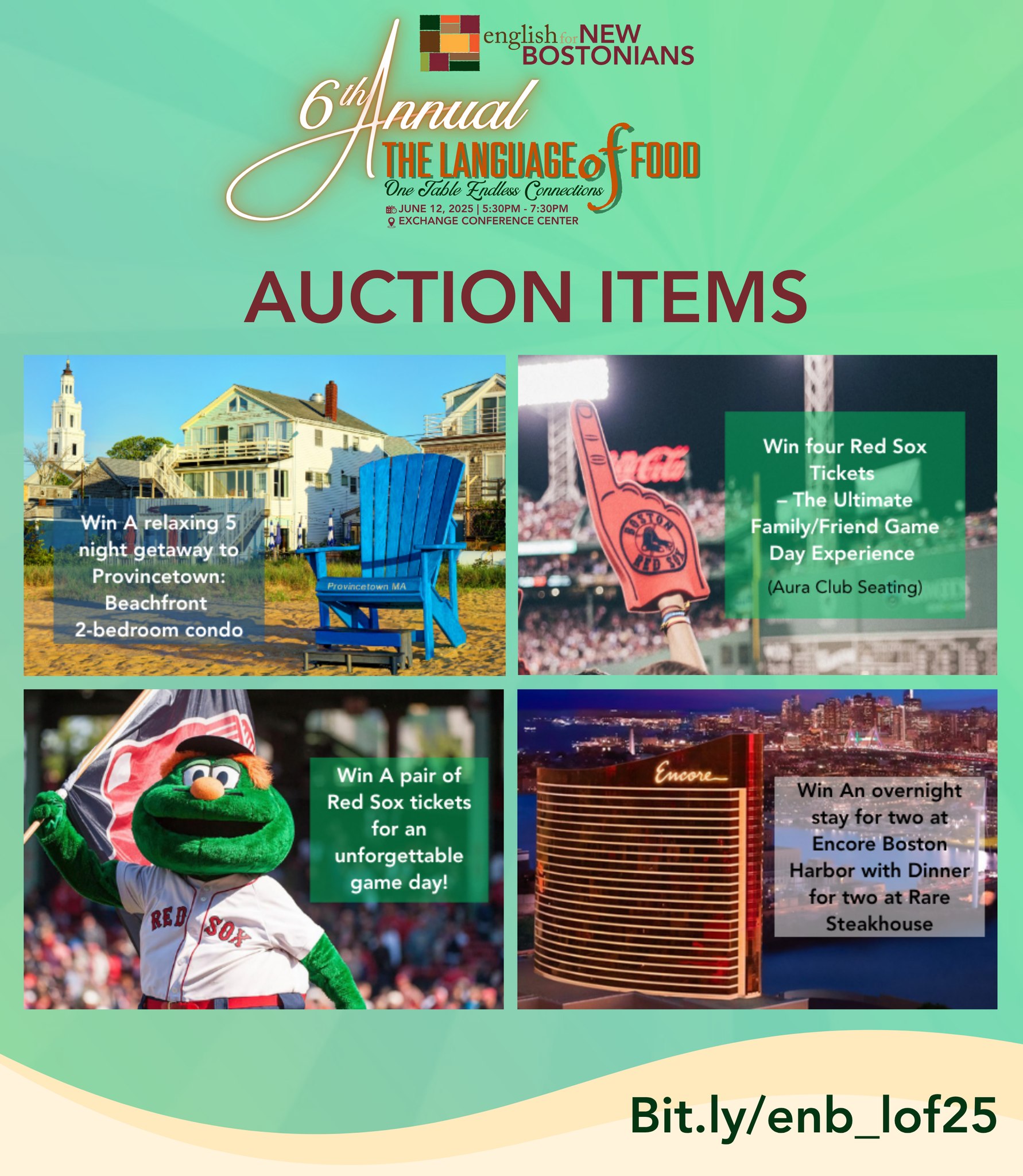 English - 🎉 Our Silent Auction is NOW OPEN! 🎉 As part of ENB’s 6th ...