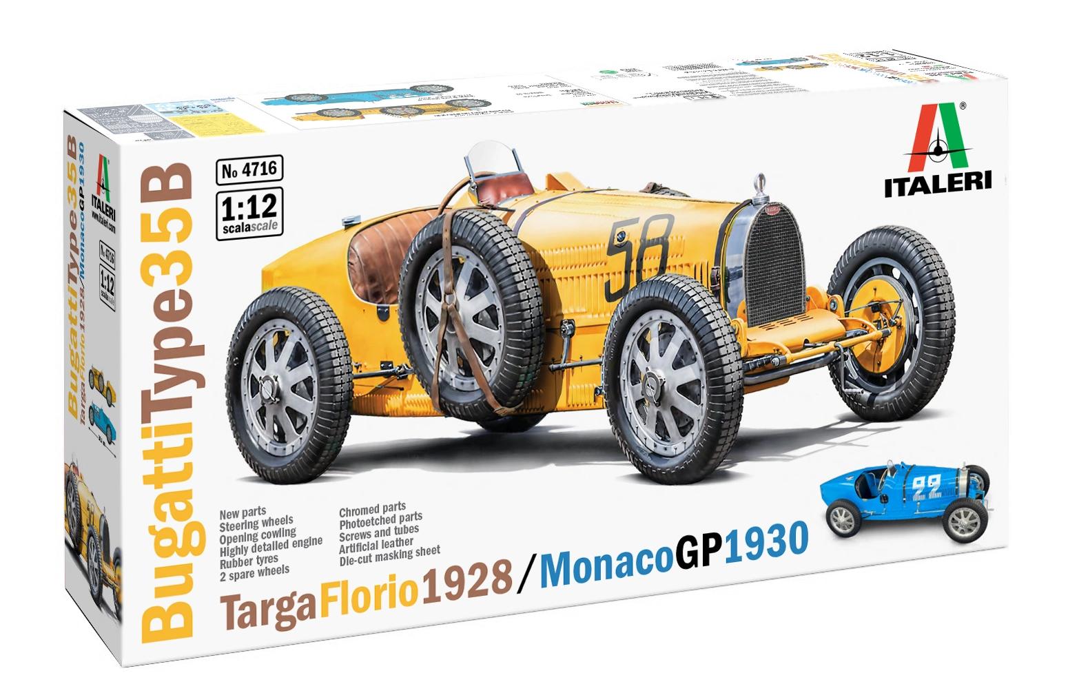From Robin : 1:12 Italeri Bugatti - driven by Eliska Junkova in