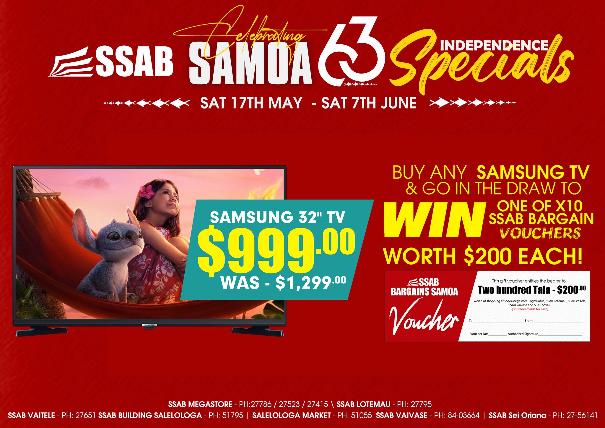 SSAB - 📺 SSAB Special Promotion! 📺 Purchase any TV and enter our ...