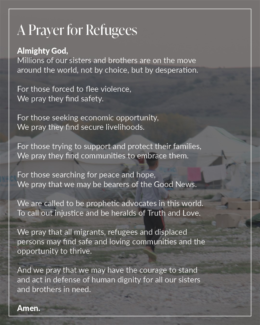 Diocese - We celebrate World Refugee Day on June 20th to recognize our ...