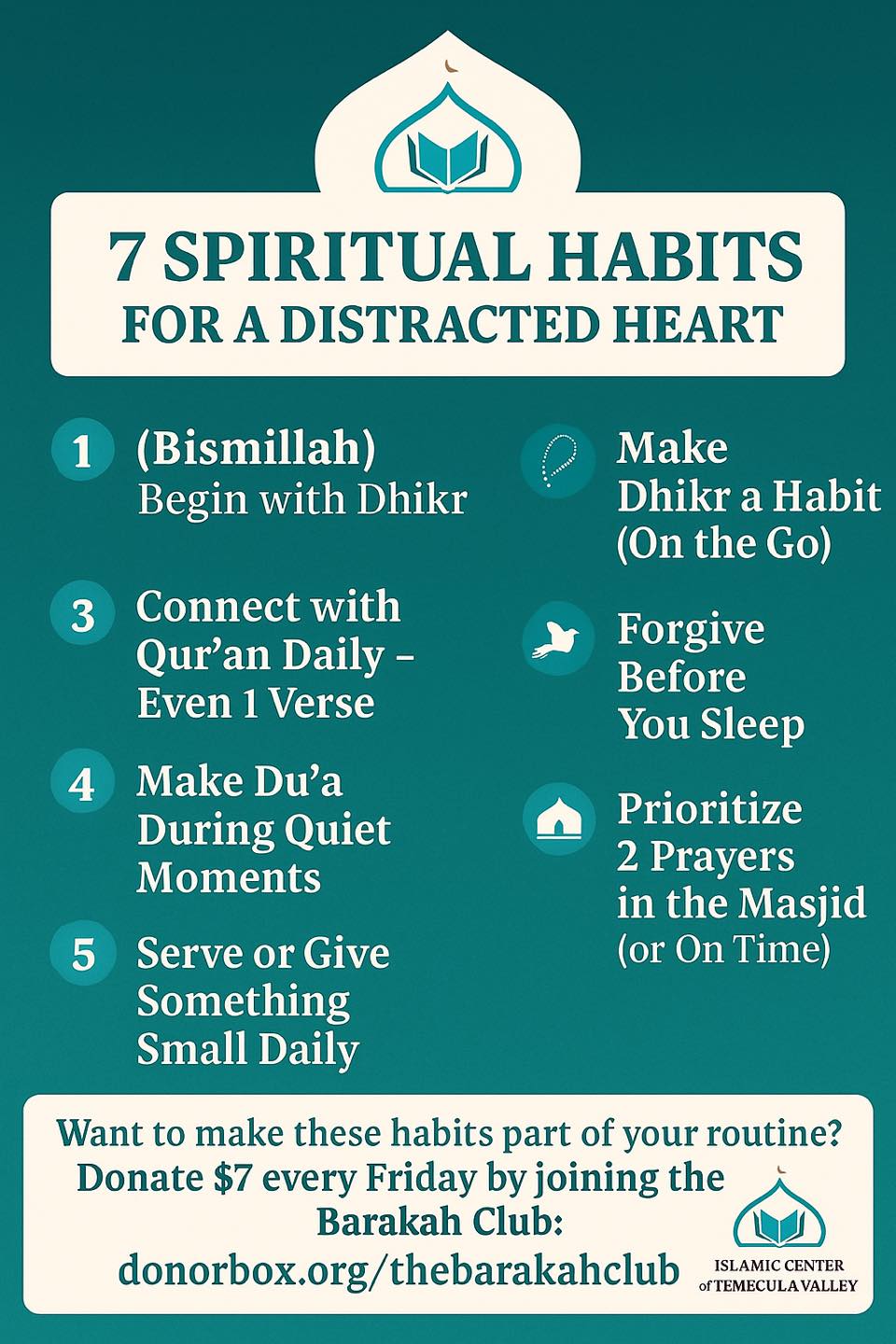 🌿 Feeling overwhelmed?... - Islamic Center of Temecula Valley | Facebook