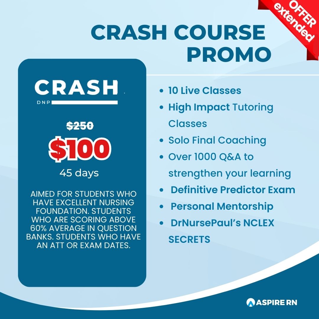 Aspire - ‼️ DNP CRASH COURSE EXTENDED PROMO ‼️ Are you a nurse with an ...