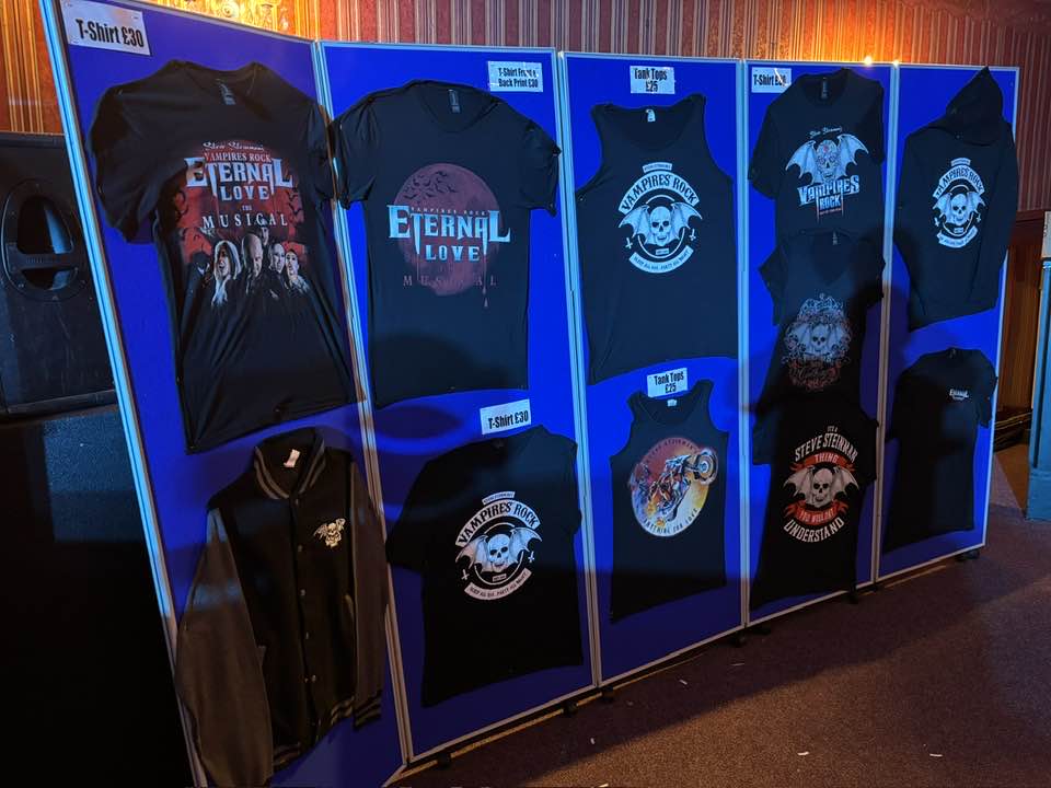 Steve - We are nearly ready for you all. Merchandise is looking great ...
