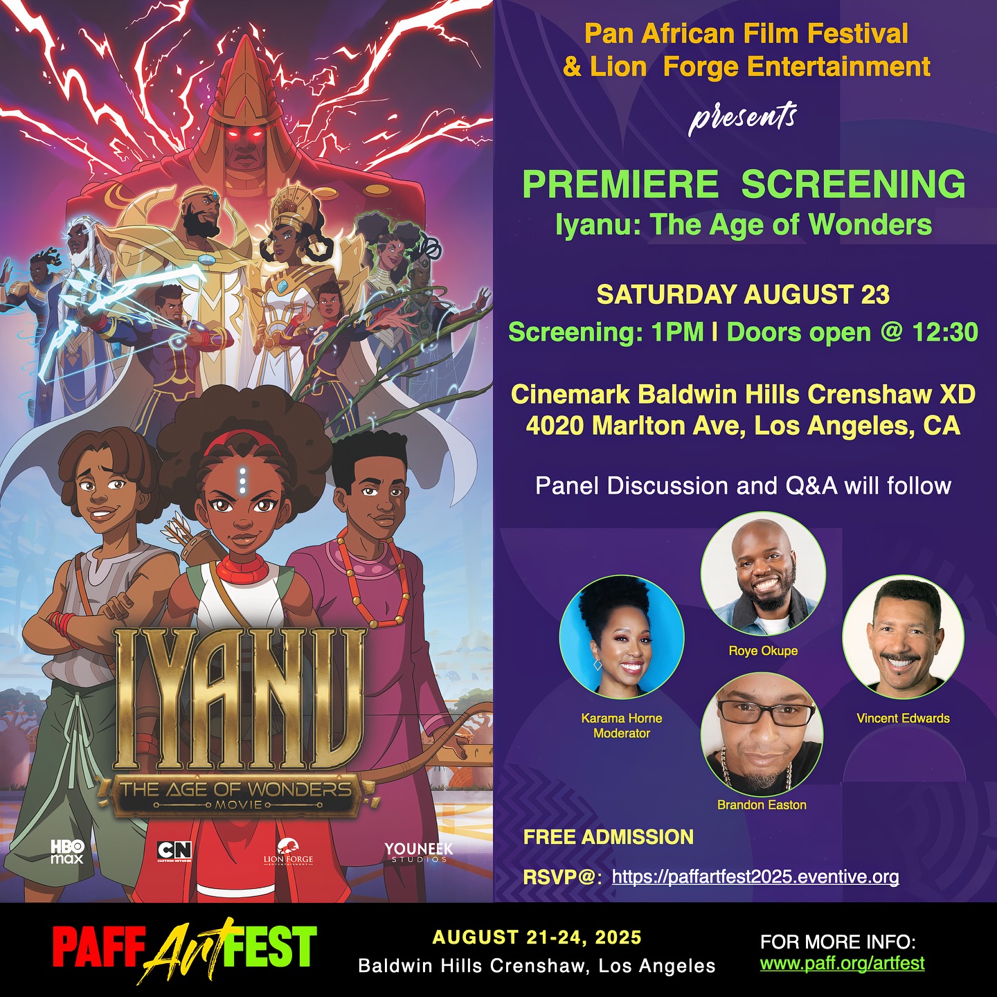Pan - Iyanu: The Age of Wonders Movie is coming to the PAFF ArtFEST ...