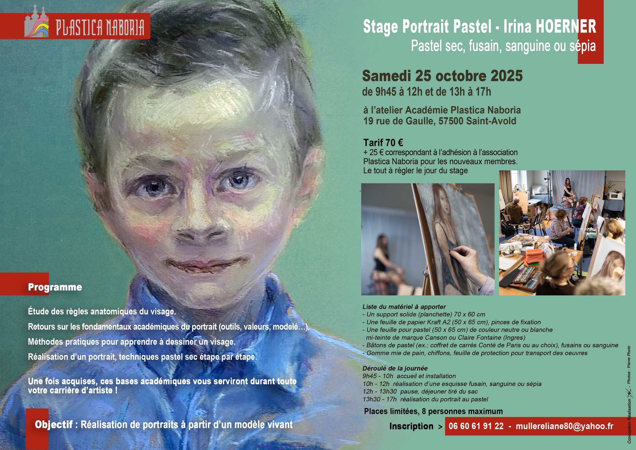 Plastica - Irina propose un nouveau stage Pastel... et toujours dans ...