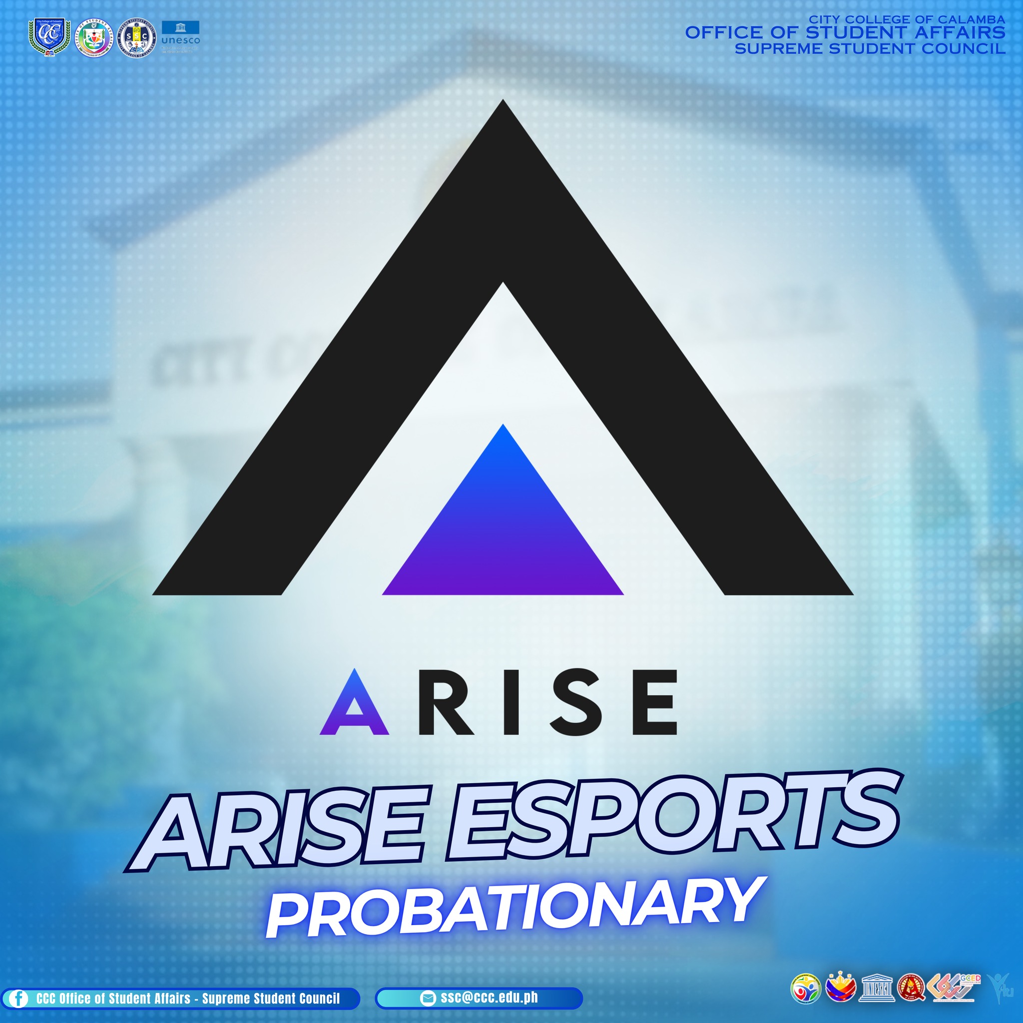 CCC - 𝗔𝗥𝗜𝗦𝗘 𝗘𝘀𝗽𝗼𝗿𝘁𝘀 https://www.facebook.com/CCCAriseEsports | Facebook