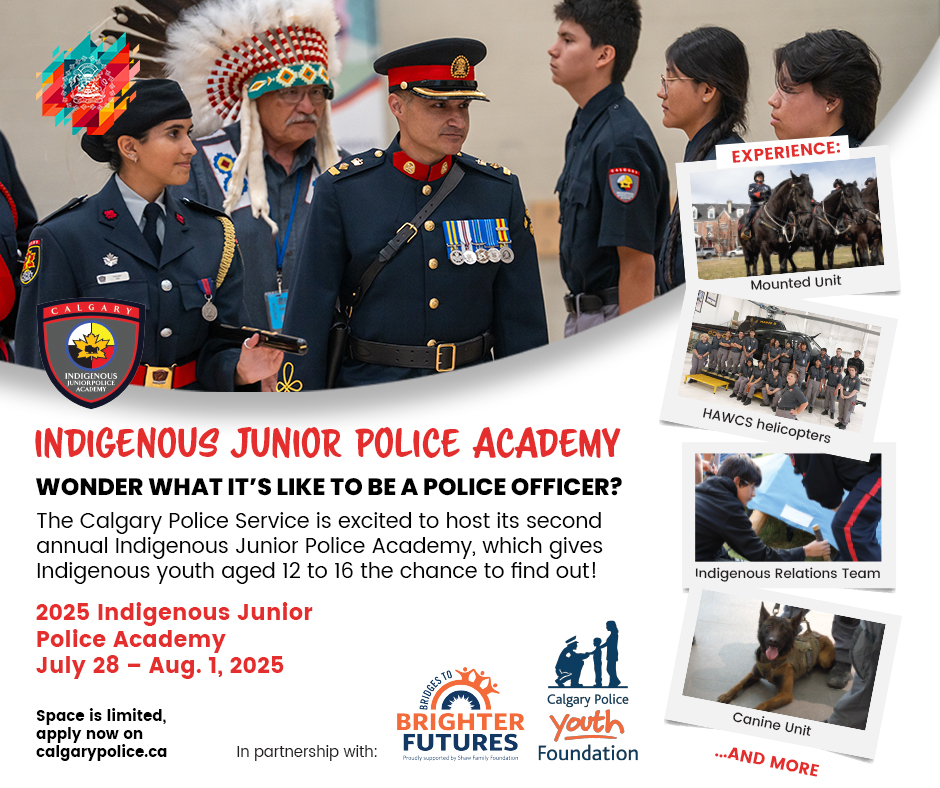 Calgary - 👮 Indigenous Junior Police Academy 👮‍♀️ We are excited to ...