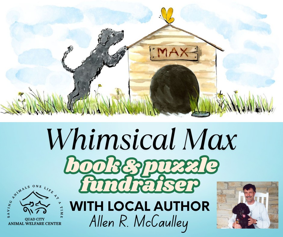 📚🐾 Whimsical Max Book &... - Quad City Animal Welfare Center | Facebook