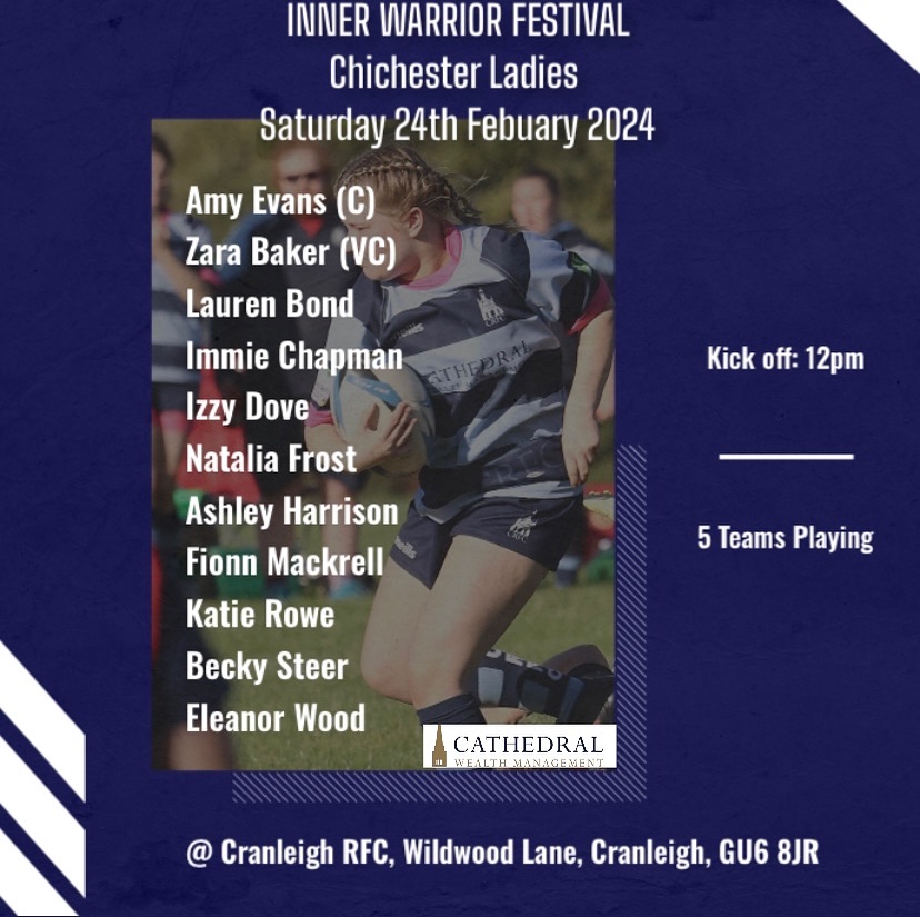 Chichester - WE ARE BACK 💪🏼🏉 Going to be a great day, full of fun and ...