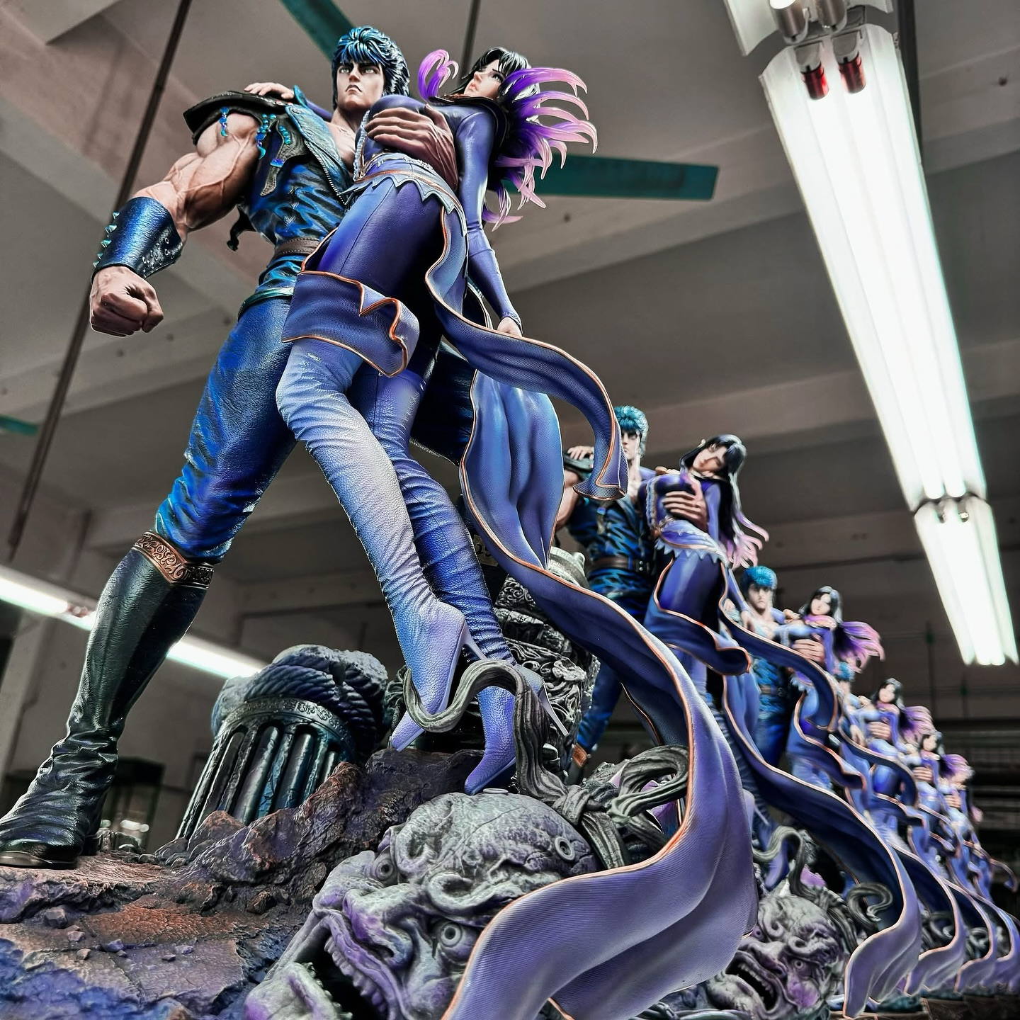 Kenshiro & Yuria “Polar Star of Love” by @prime1studio