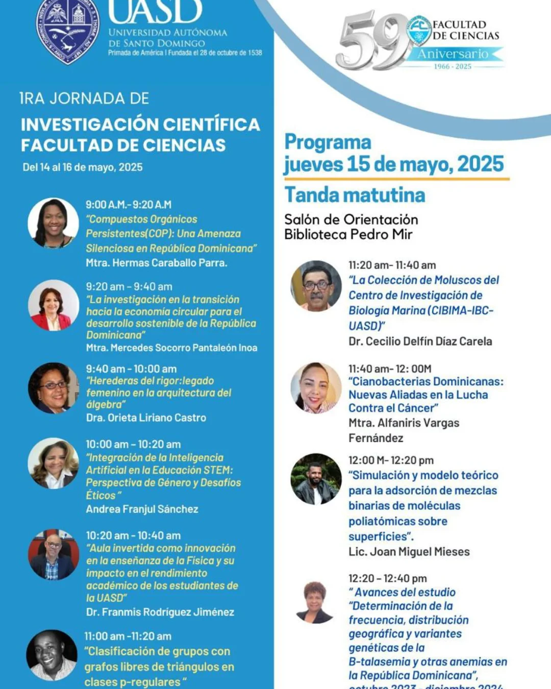 Facultad - En el marco del 59 Aniversario de la Fundación de la ...