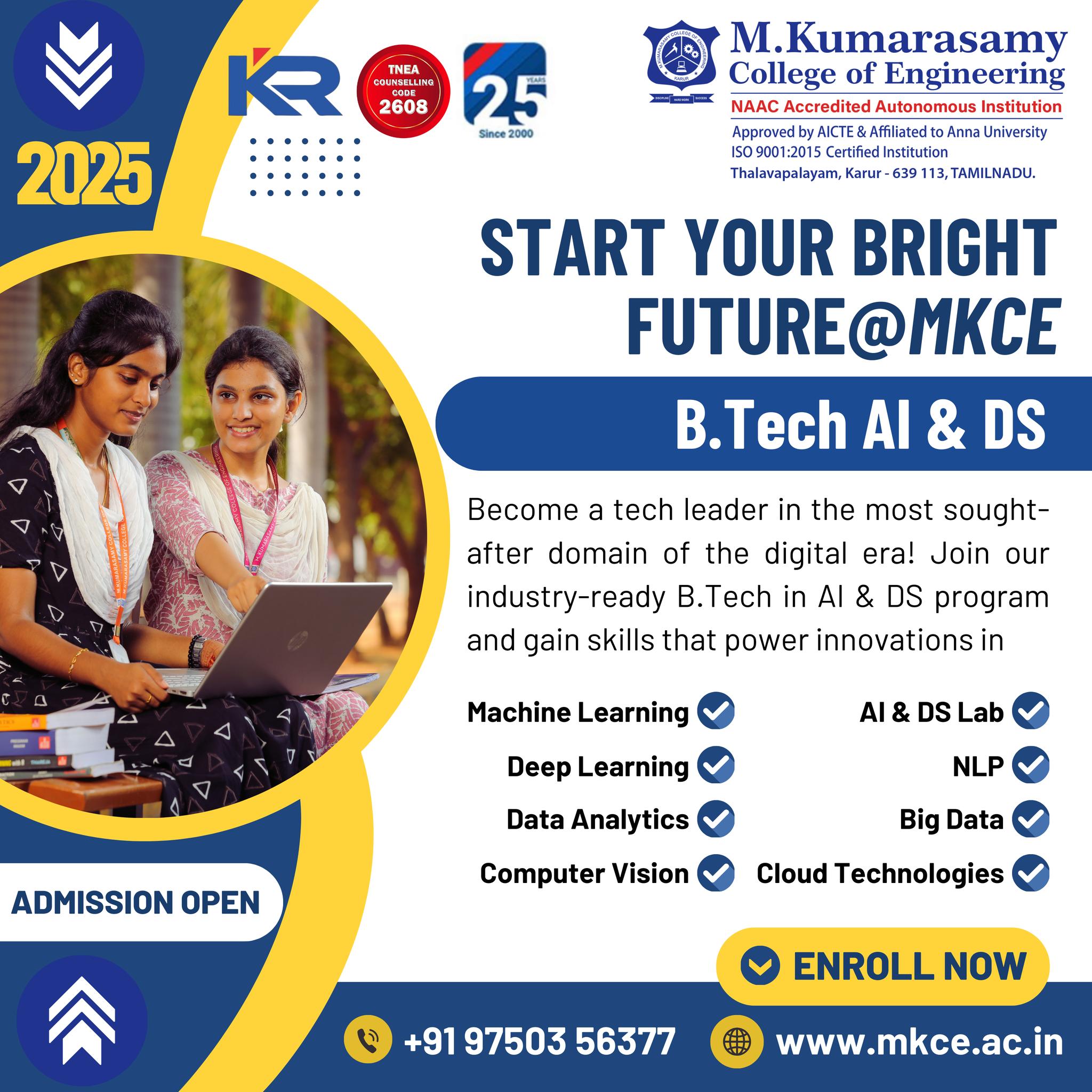 M.Kumarasamy College of Engineering, Karur | Karur