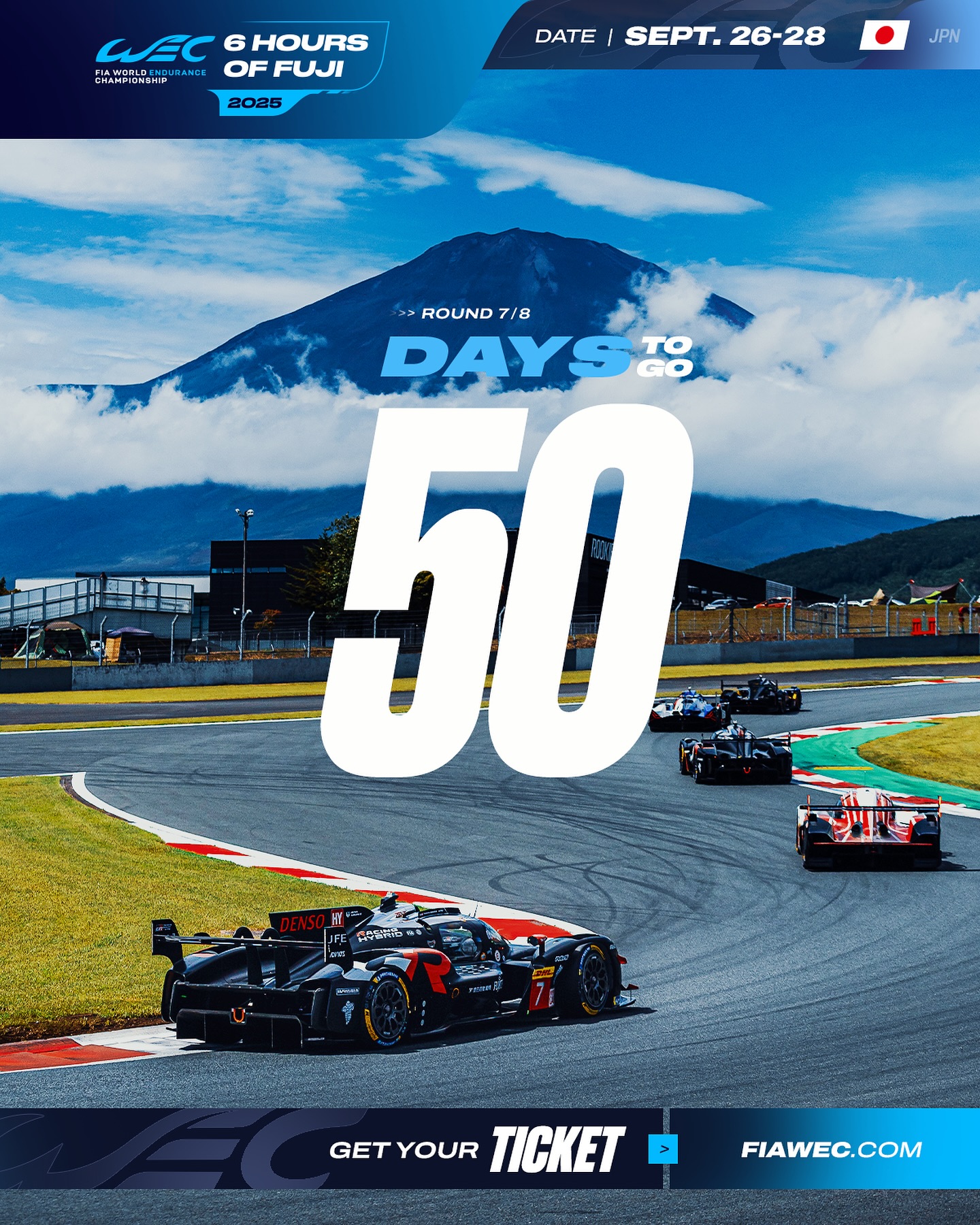 5️⃣0️⃣ days until the 6 Hours of Fuji 🇯🇵 There's so much to