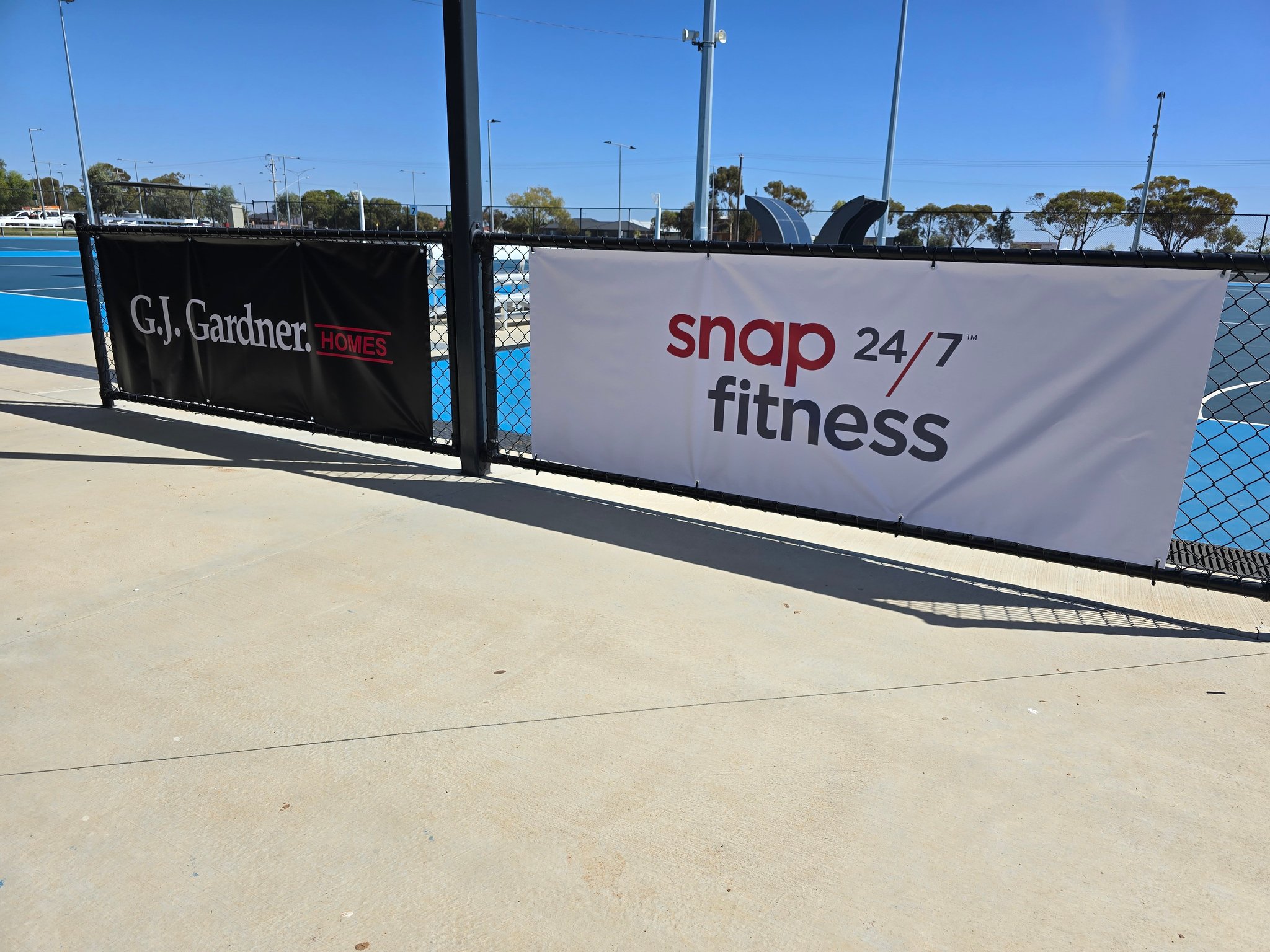 South - How fantastic does our signage look?! The main oval and netball ...