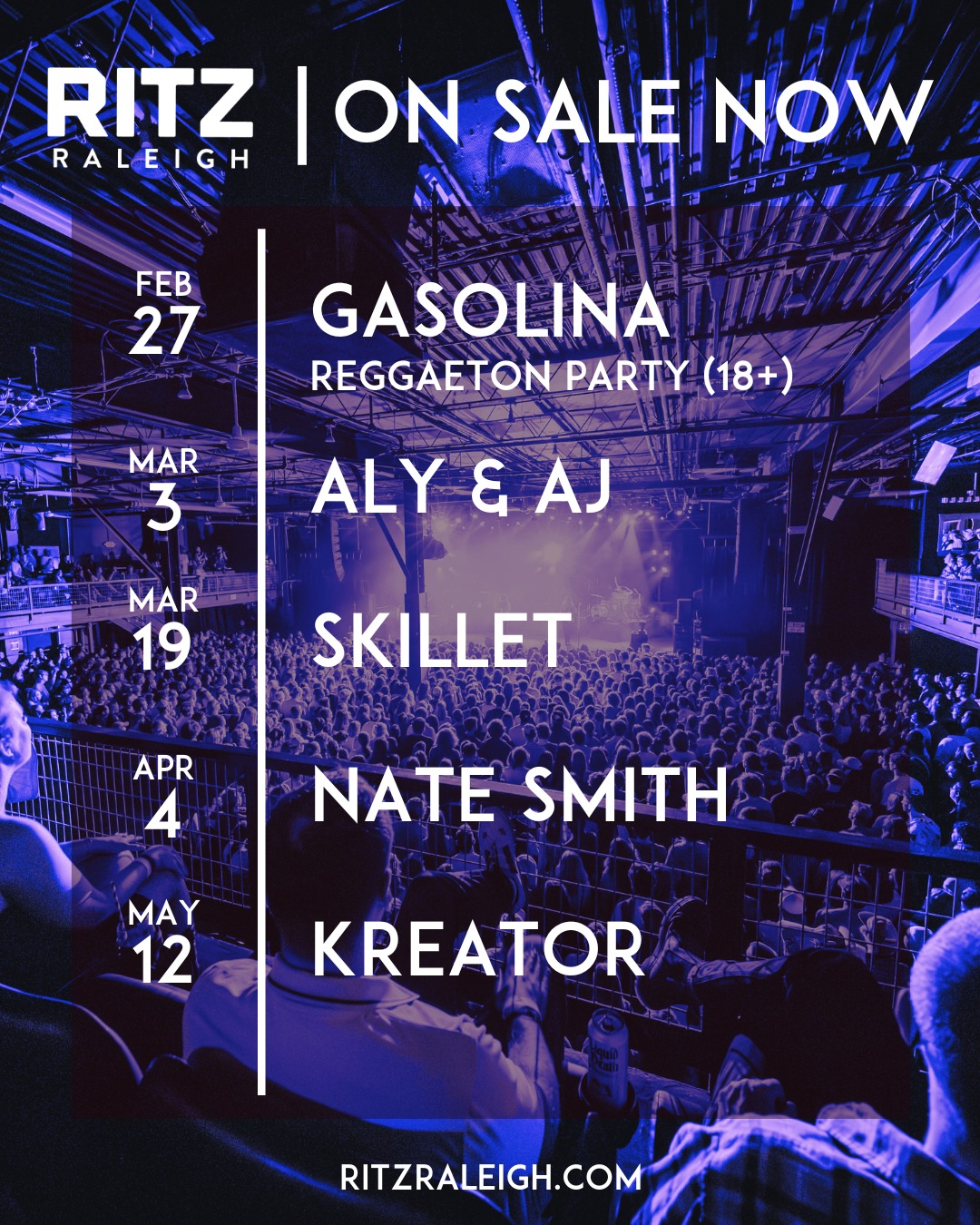 Ritz Raleigh - ON SALE NOW! Snag your tickets to these... | Facebook