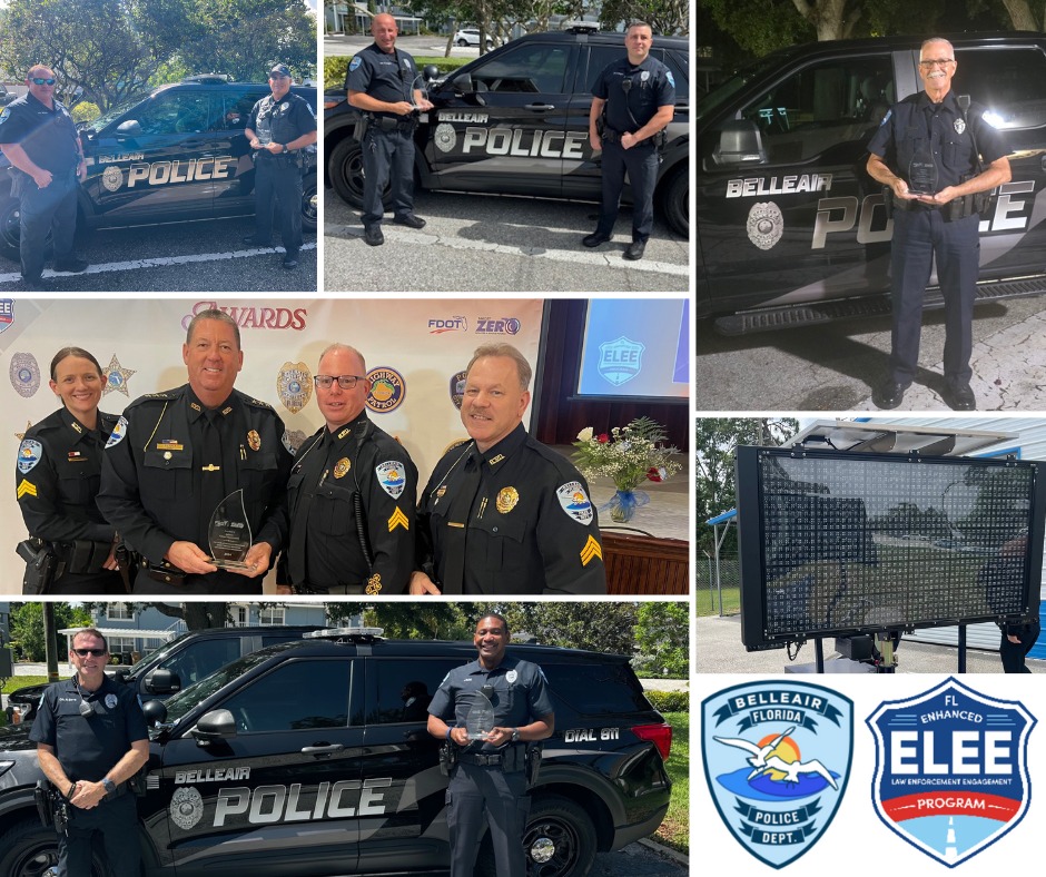 Town - The Belleair Police Department was recently honored by the ...