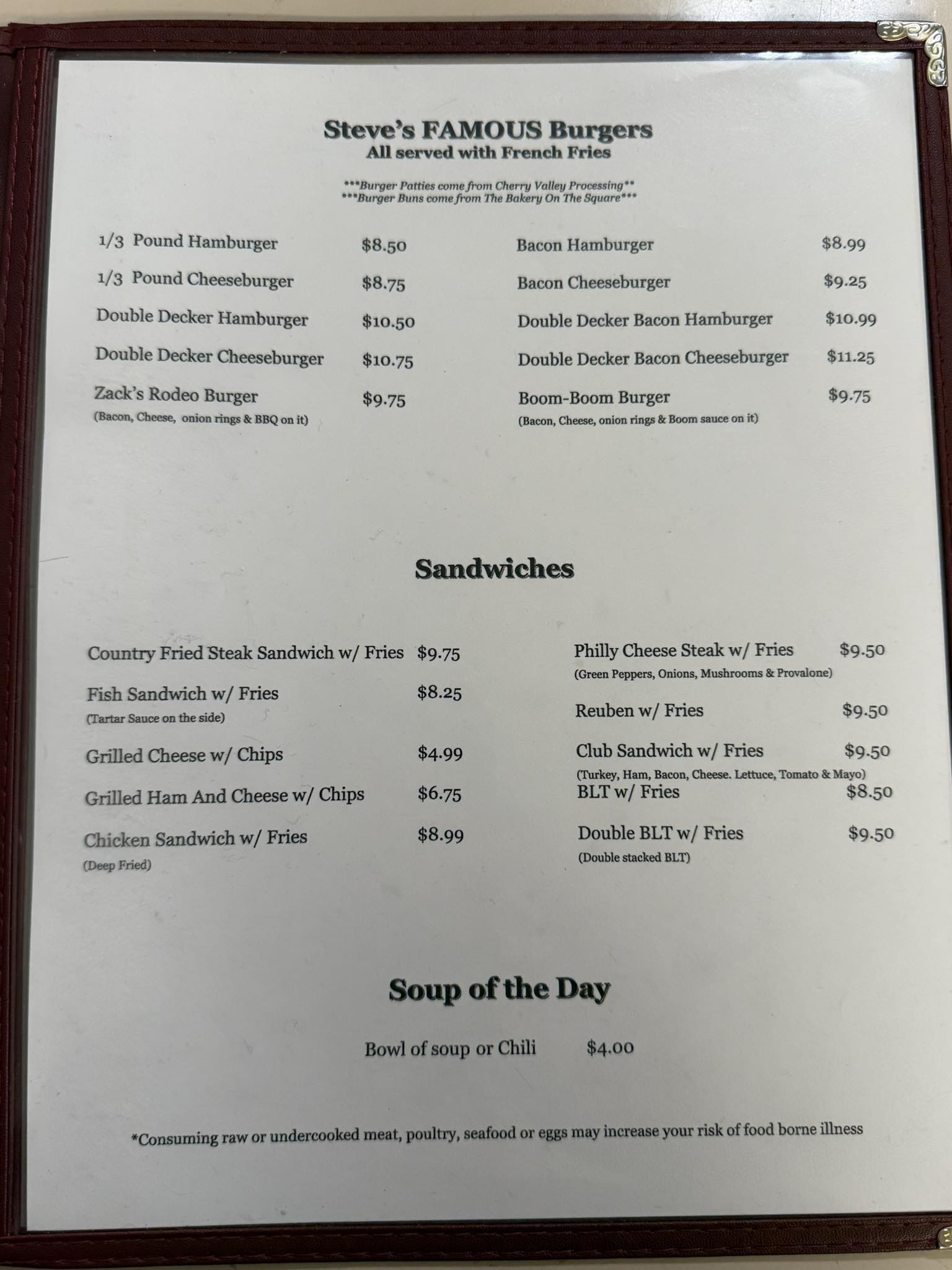 🧀🍔🍤🥞🥓🍗🍳Updated menu 🍔🍗🥓🍤🍳🥞🧀. (Our... - The Andover Diner | Facebook