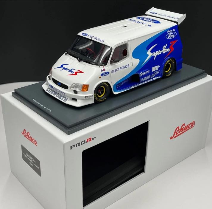 A surprise arrival from Schuco , 1:18 Ford Supervan 3 ! If you've