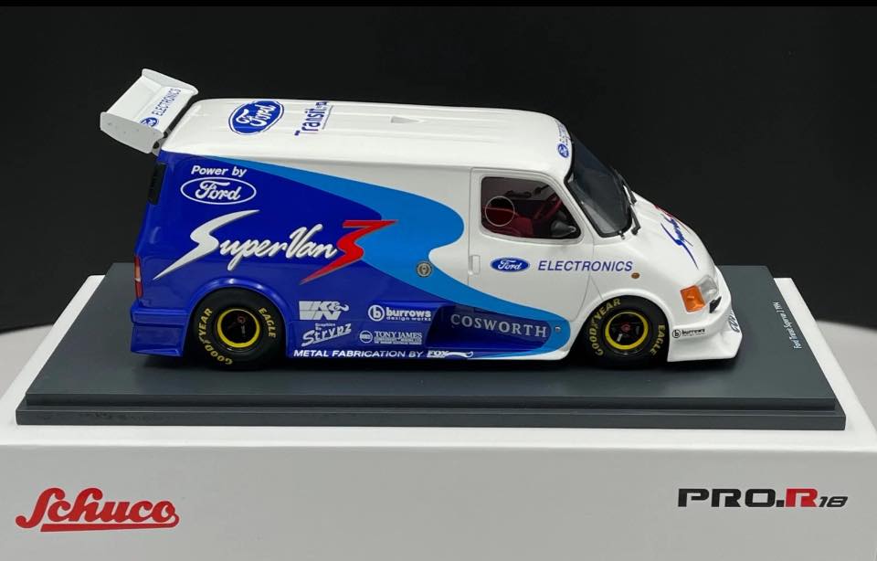 A surprise arrival from Schuco , 1:18 Ford Supervan 3 ! If you've