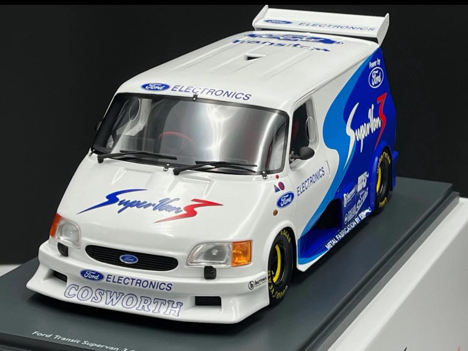 A surprise arrival from Schuco , 1:18 Ford Supervan 3 ! If you've