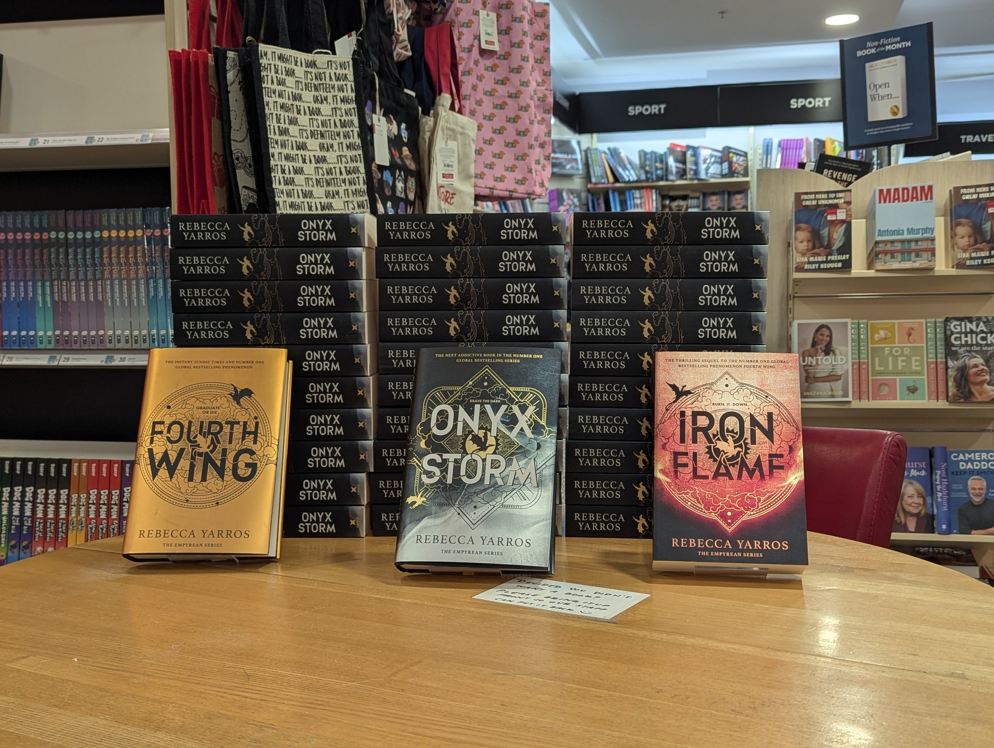 Fourth Wing, Iron Flame and Onyx Storm (Australia Dymocks) Yes, Fourth Wing Is Getting Another Special Edition - And It Fixes  main image 3