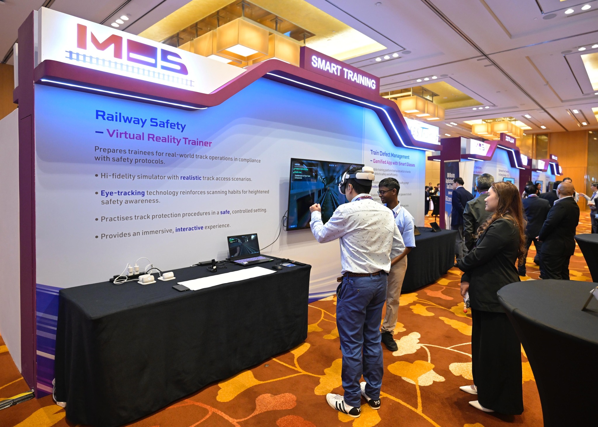 SBS - At the Smart Training booth, delegates tried out our Virtual ...