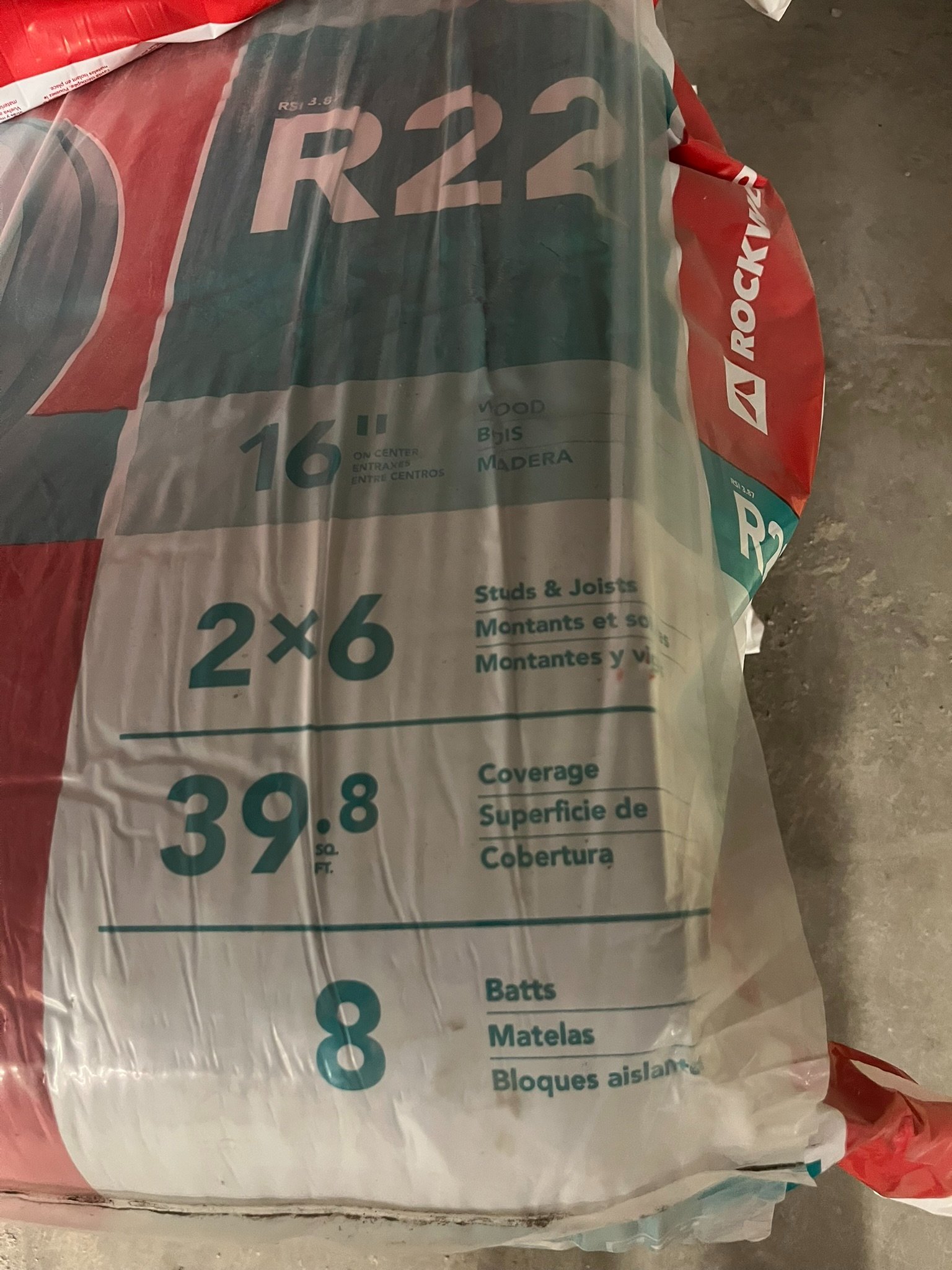 SOLD: ROCKWOOL R22 16