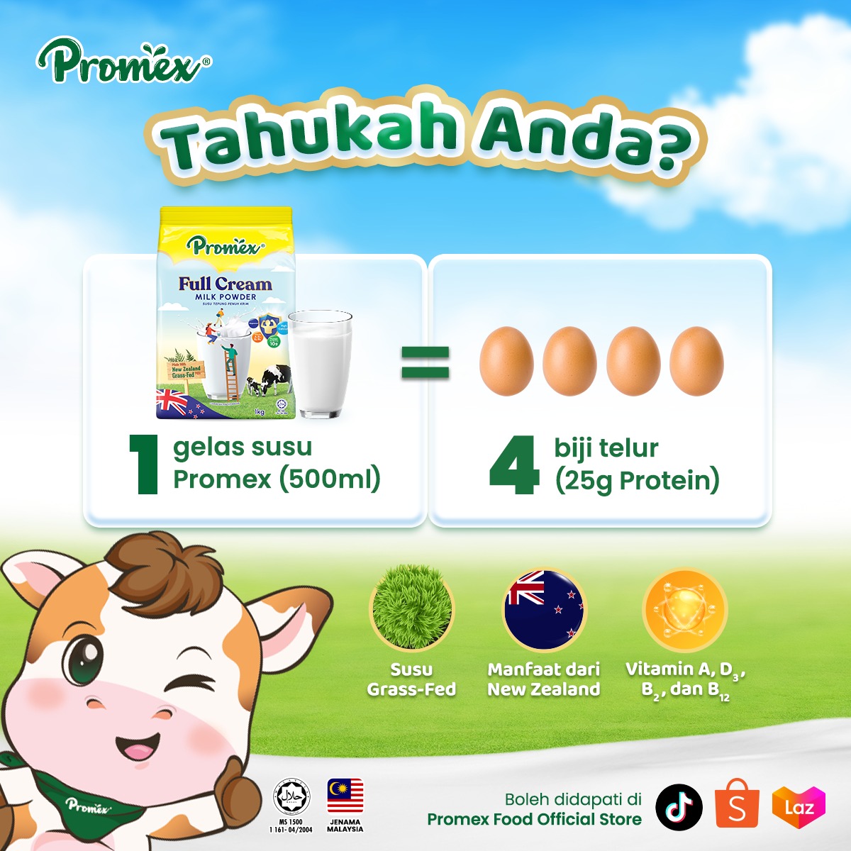 Promex - Fakta di sebalik setiap gelas susu Promex Full Cream Siapa ...