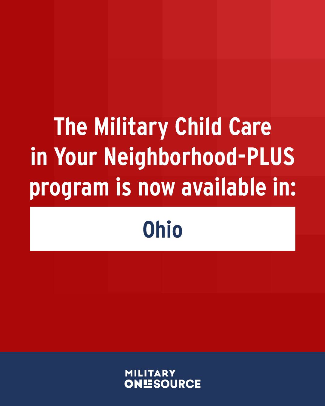 Now available in Ohio, the Military... - Military OneSource | Facebook