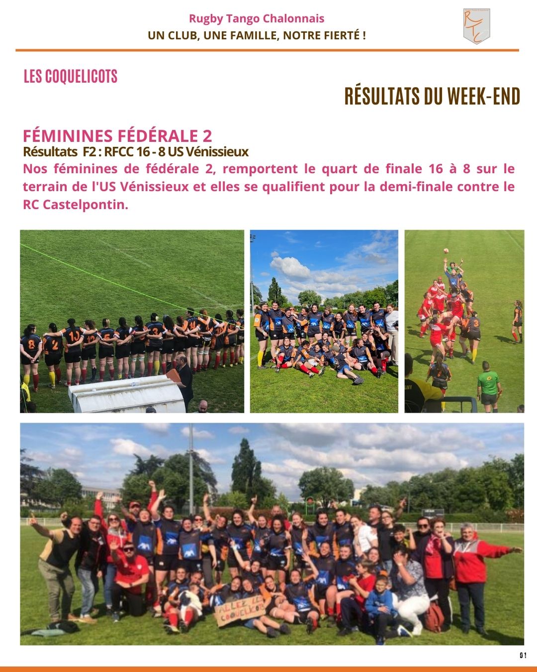 Rugby Tango Chalonnais added a... - Rugby Tango Chalonnais
