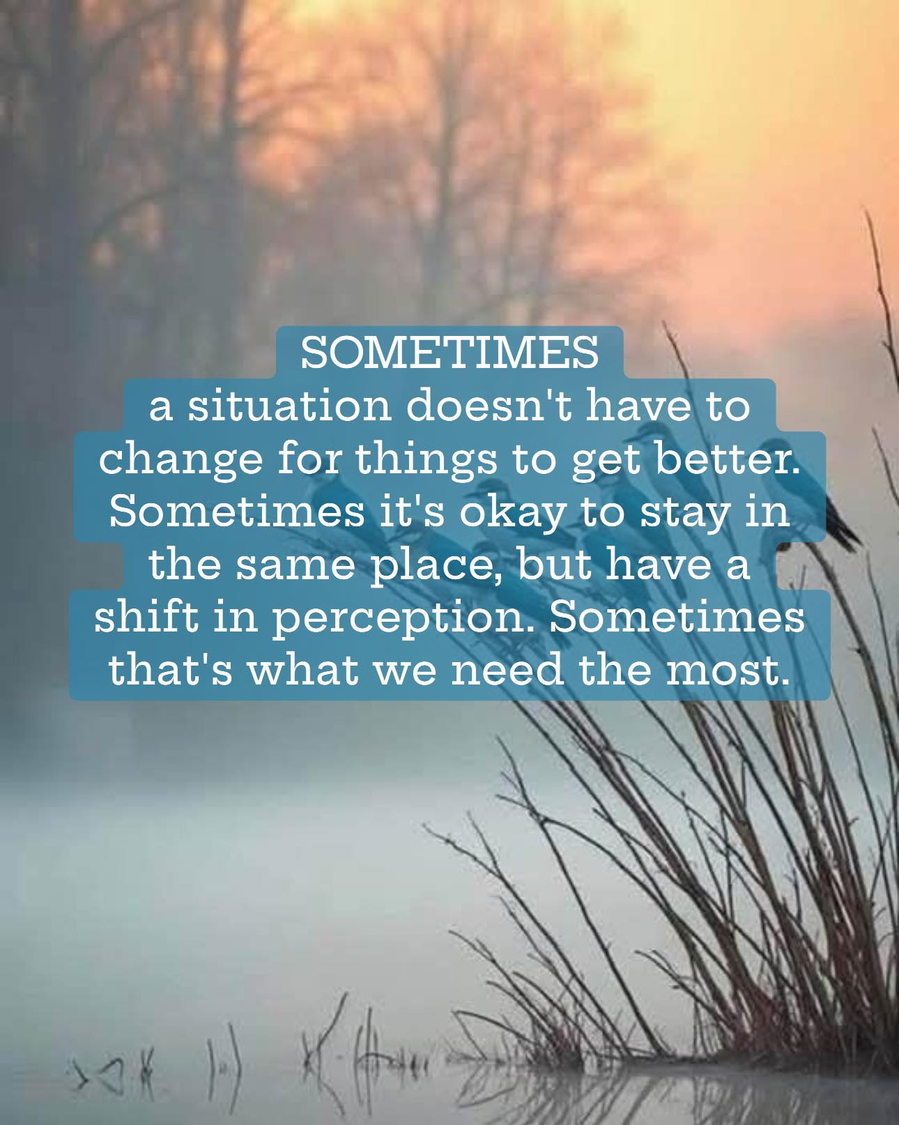 Finding - We often exhaust ourselves trying to change external ...