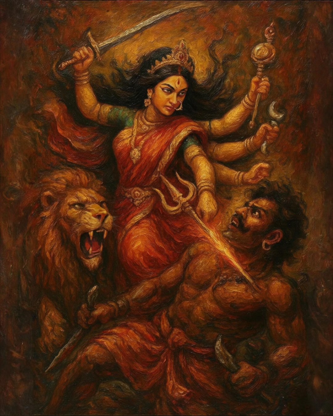 Krishna - WHY WE WORSHIP MAA DURGA? Maa Durga symbolizes Shakti — the ...