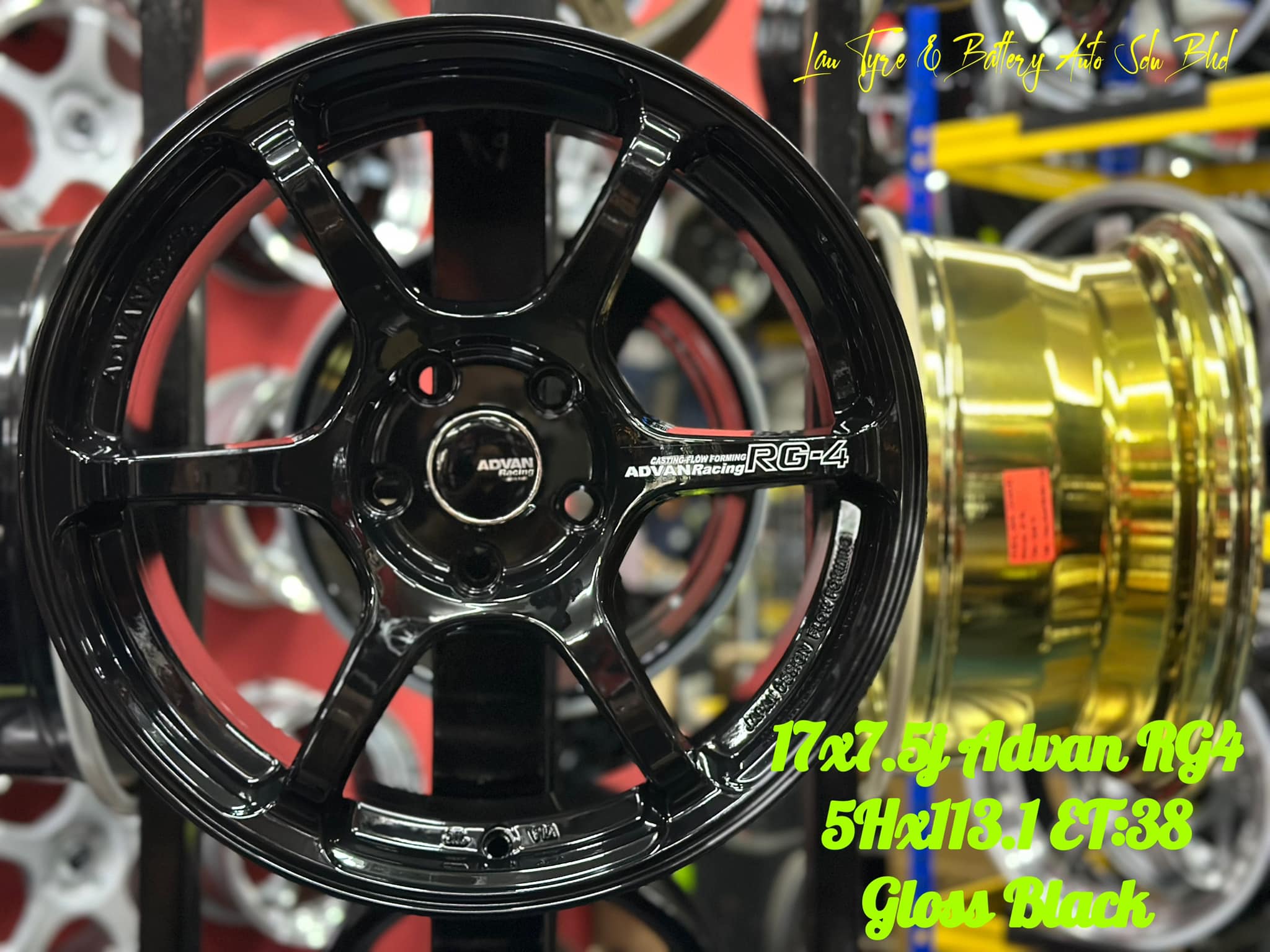 New Arrival ‼️ Advan Racing RG4 17” 7.5j 5Hx113.1 ➡️ Offset 38 