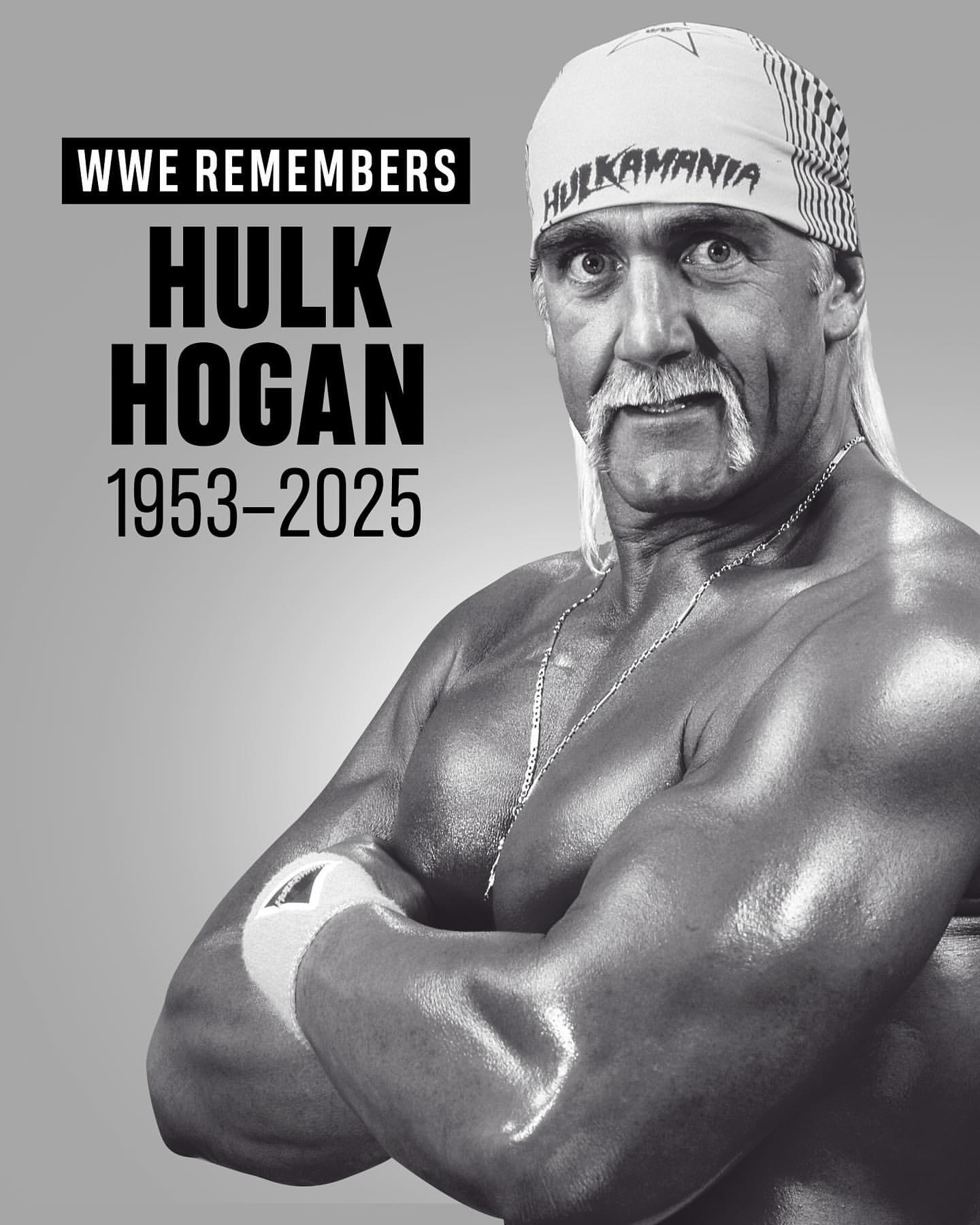 WWE殿堂入りを果たしているハルク・ホーガン氏ご逝去の報に接し、WWE 