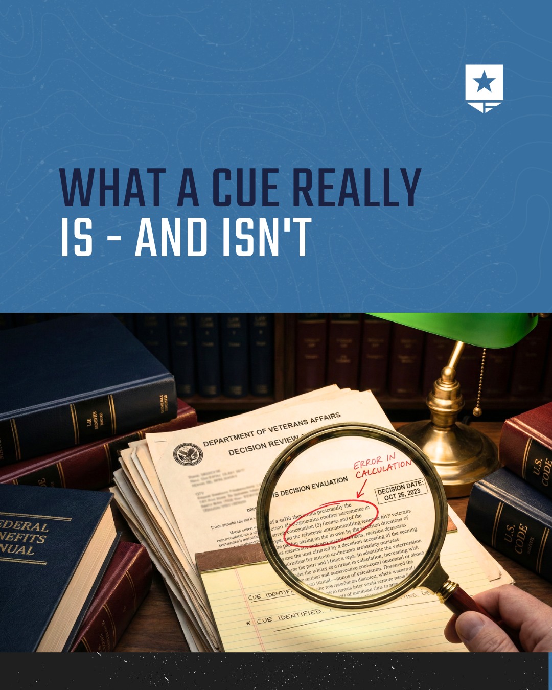 After - A Clear and Unmistakable Error (CUE) is one of the most ...