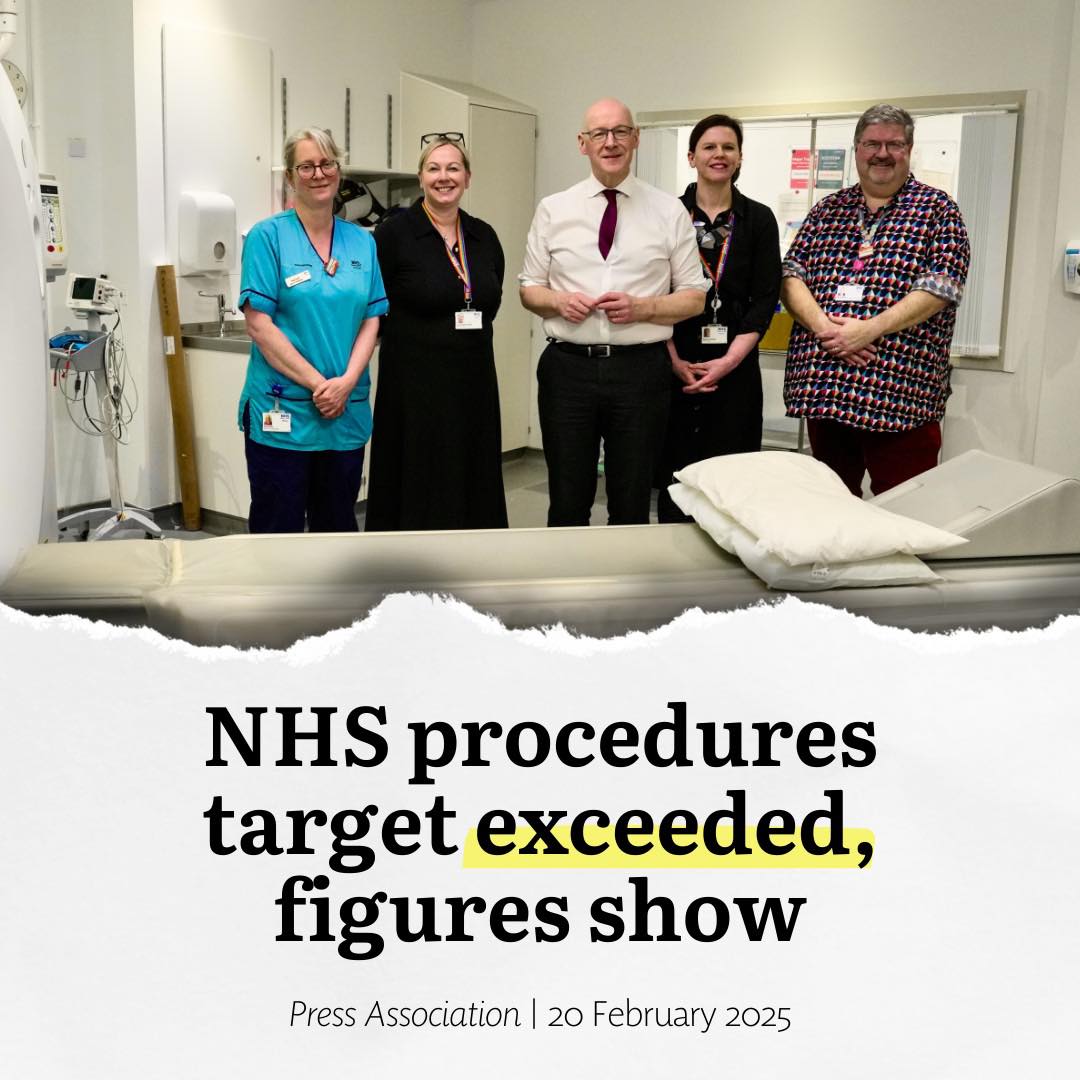 John - We have exceeded our pledge to deliver 64,000 NHS surgeries and ...