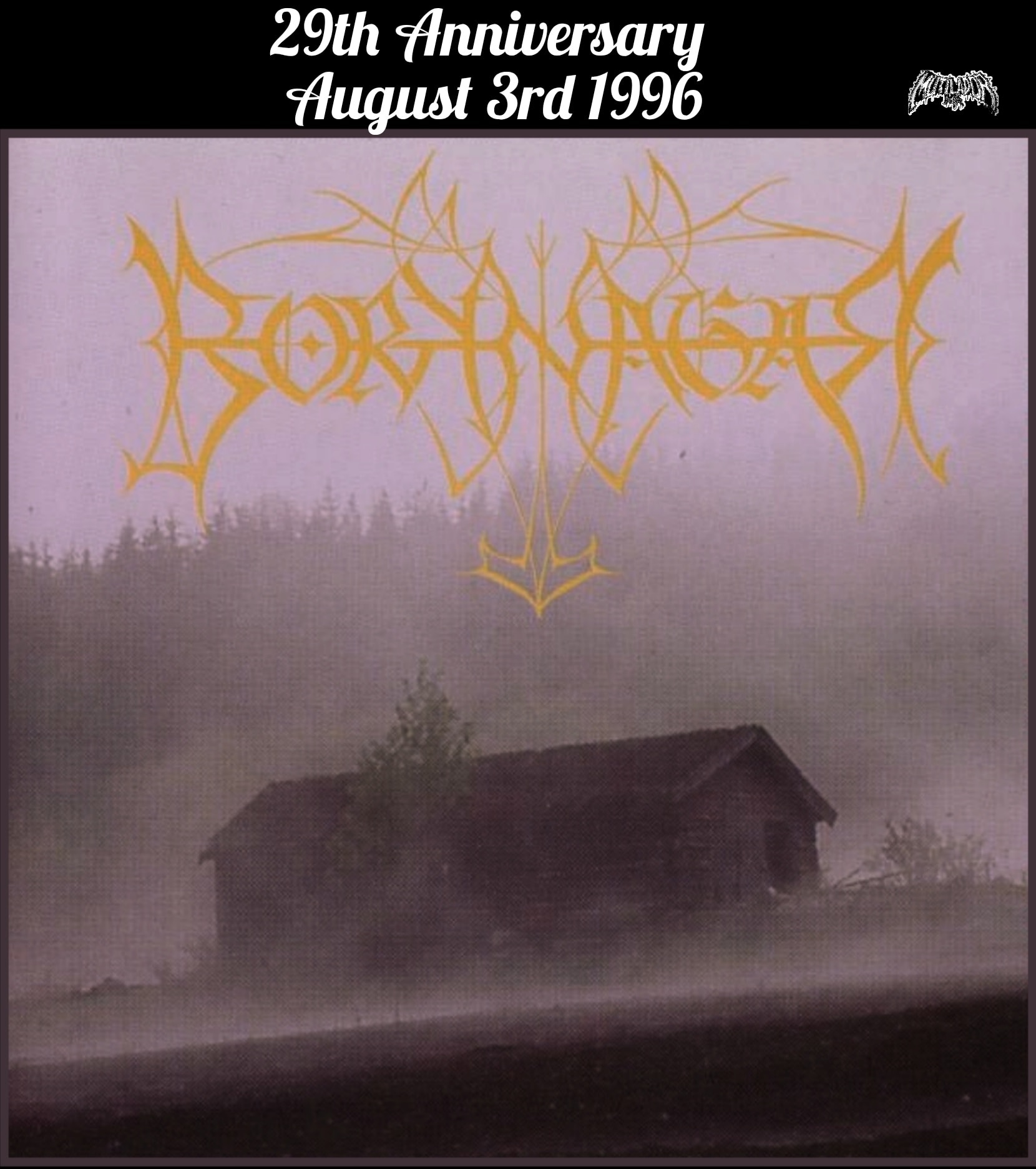 BORKNAGAR Borknagar August 3rd 1996 Recorded in October 1995 