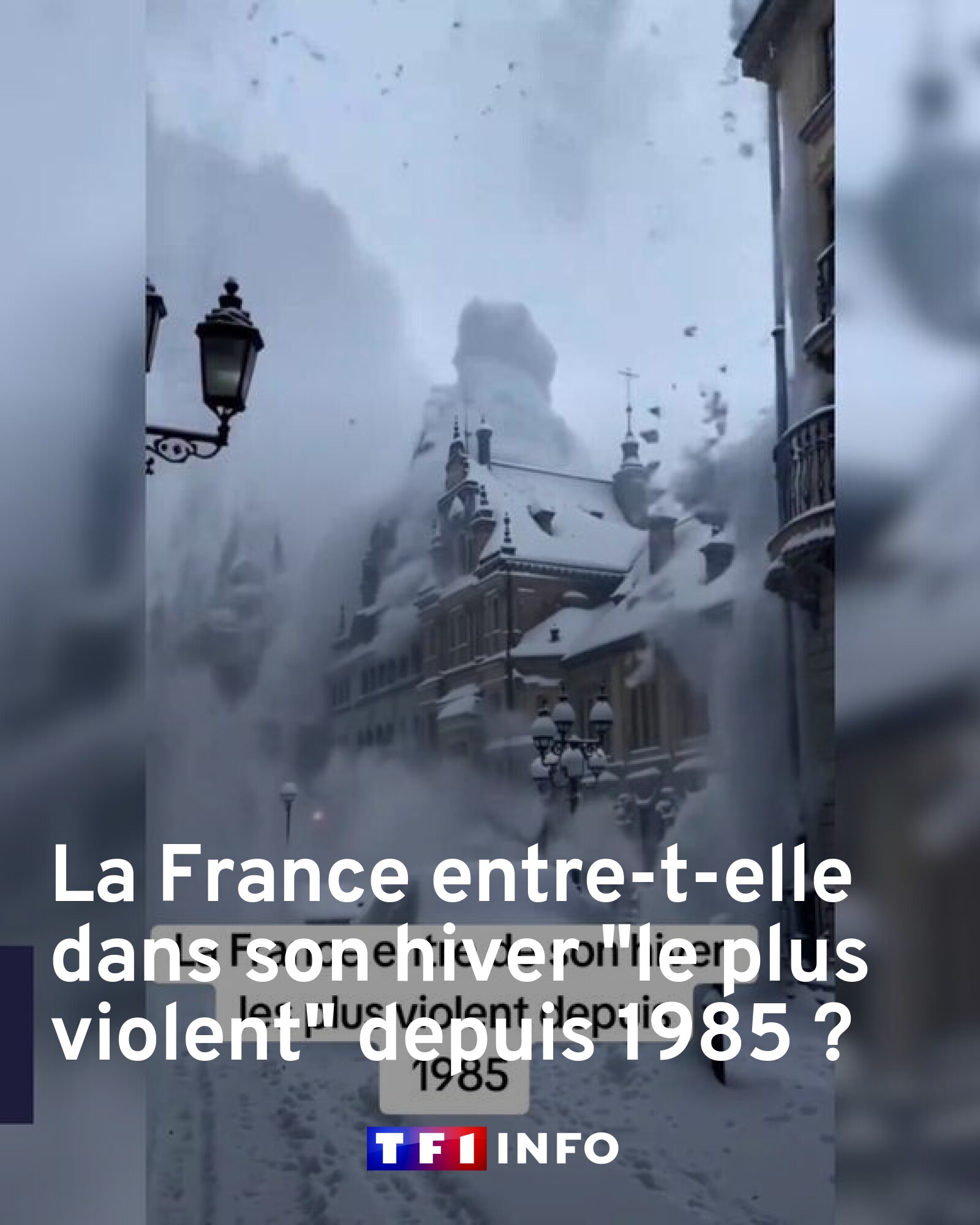 TF1 - VÉRIF' - La France entre-t-elle dans son hiver 