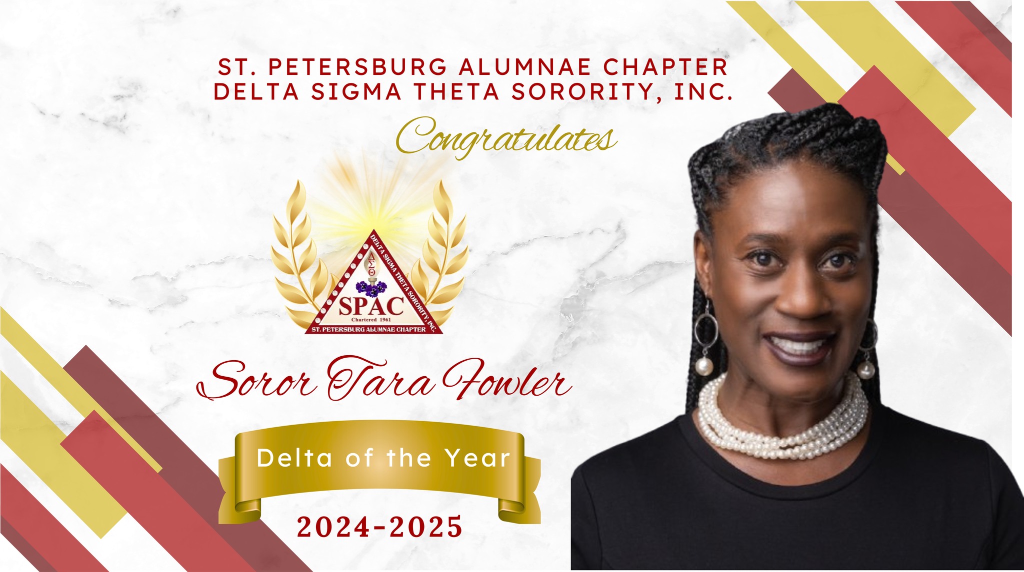 Congratulations to this year's 2024-2025 St. Petersburg Alumnae Chapter ...