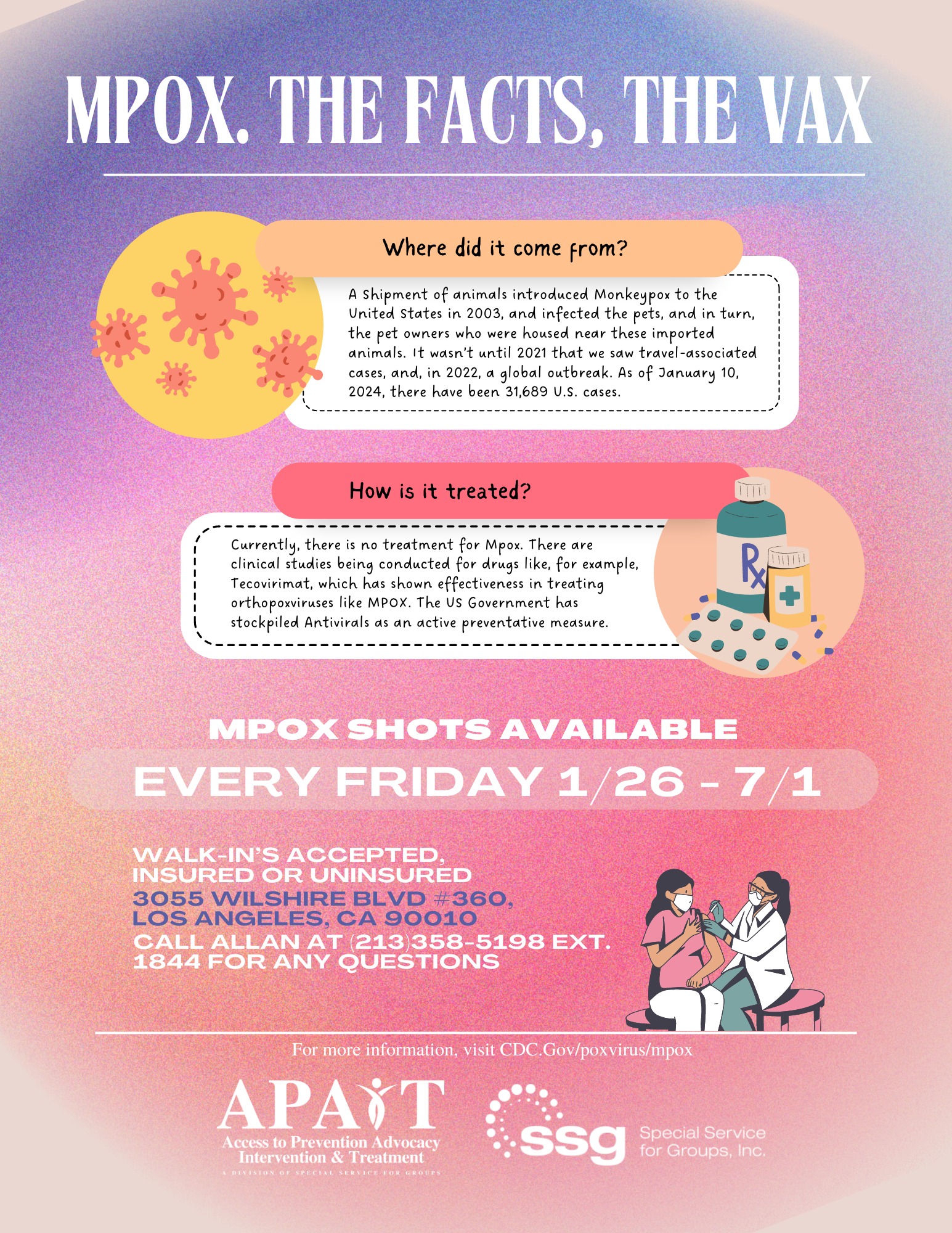 APAIT - The MPOX vaccine will help decrease risk of...