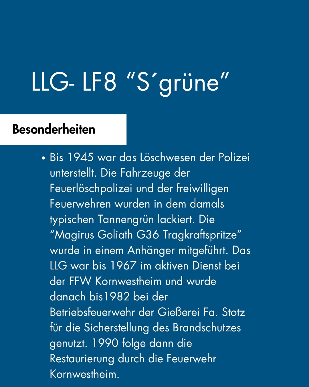 Freiwillige Feuerwehr... - Freiwillige Feuerwehr Kornwestheim