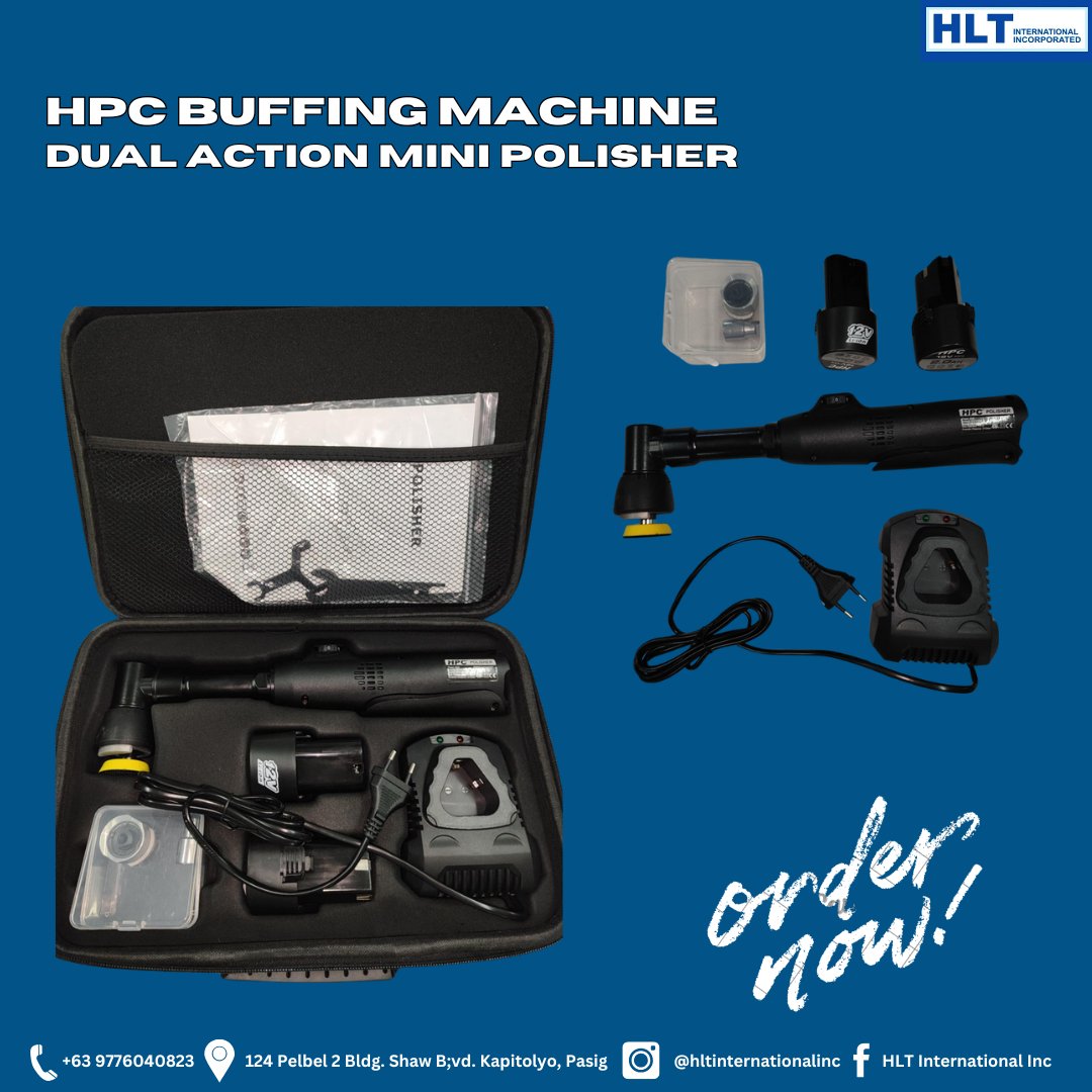 HLT - HPC Buffing Machine - Dual Action Mini Polisher 🔥 Product Details ...