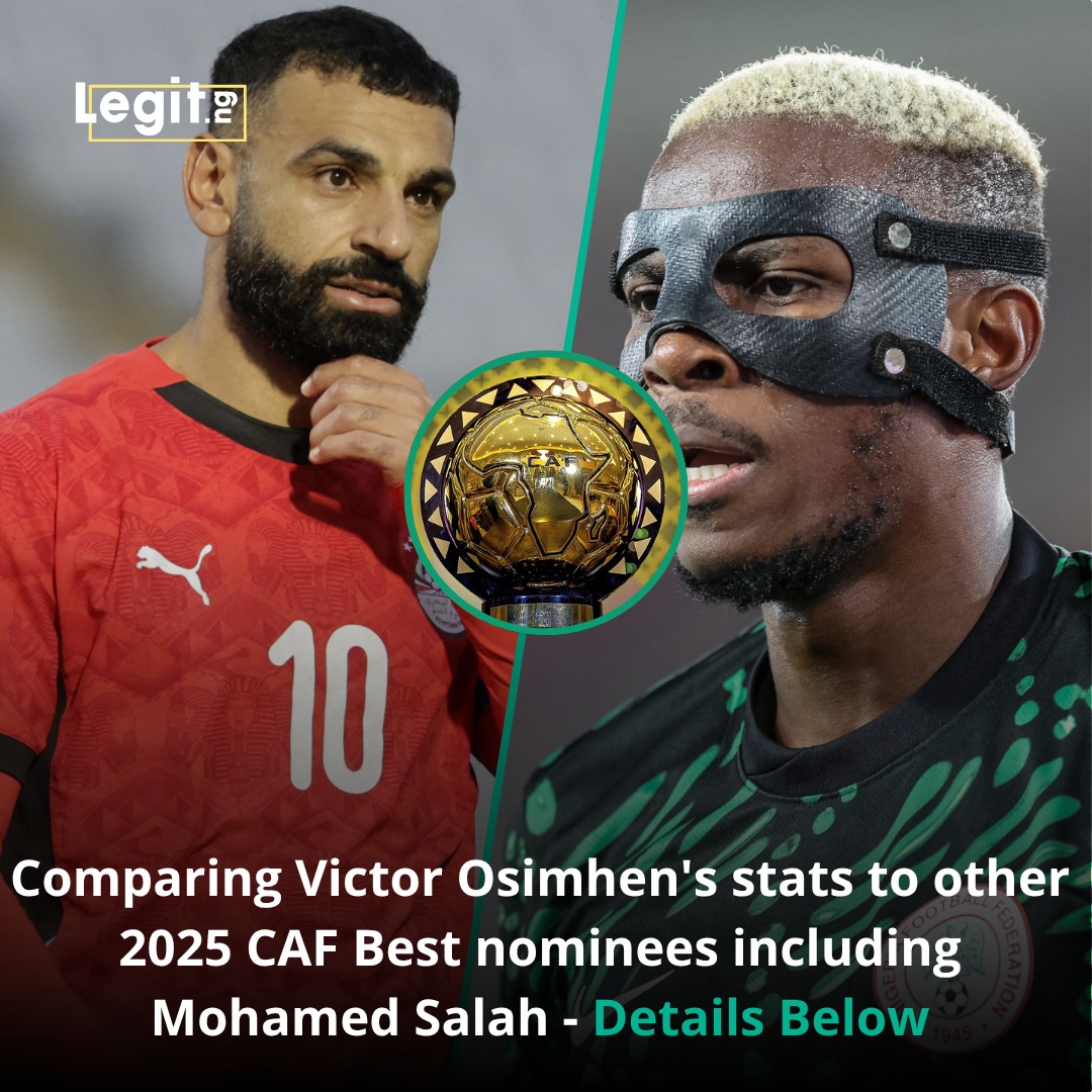 Legit.ng - Victor Osimhen is in contention for the 2025... | Facebook