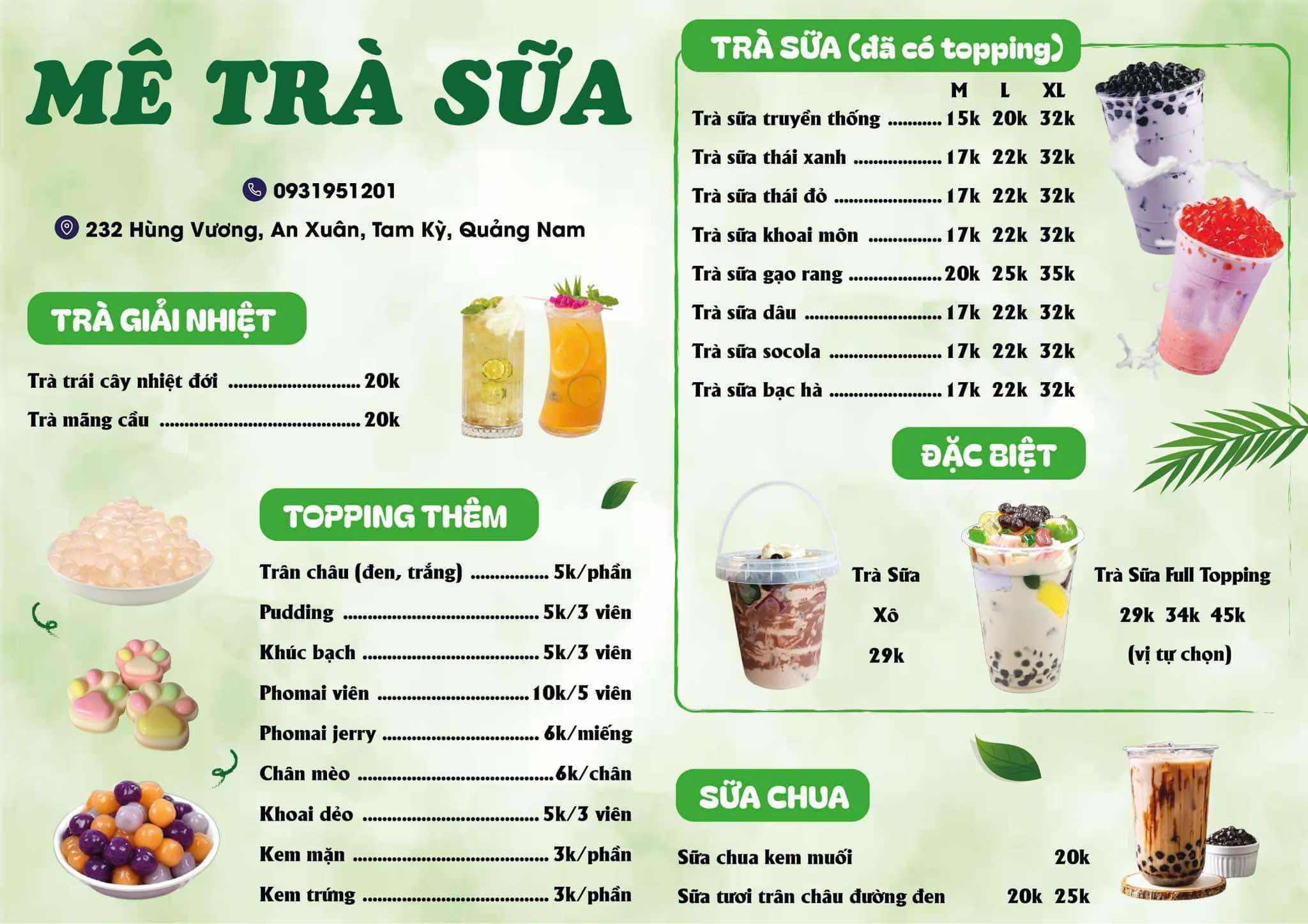 Mê Trà Sữa | Tam Ky