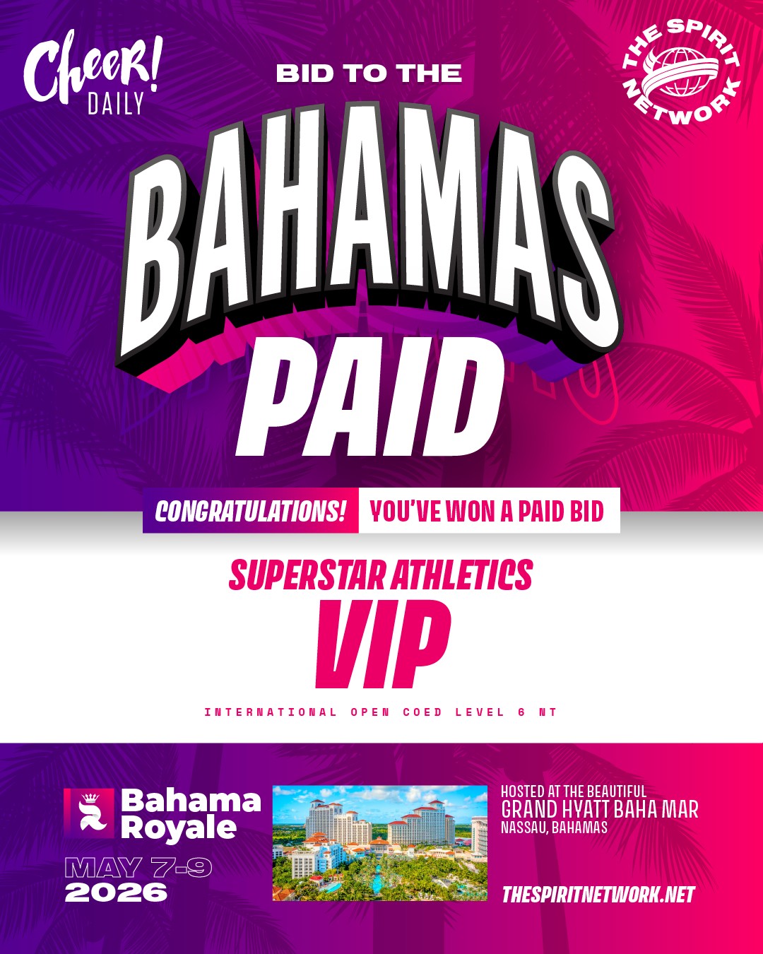 Cheer - Congratulations to Superstar Athletics VIP! You've officially ...